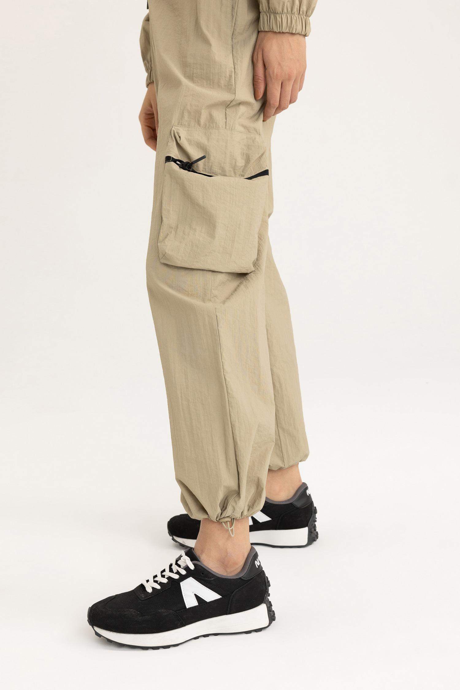 DeFactoFit Standard Fit Cargo Pocket Woven Trousers