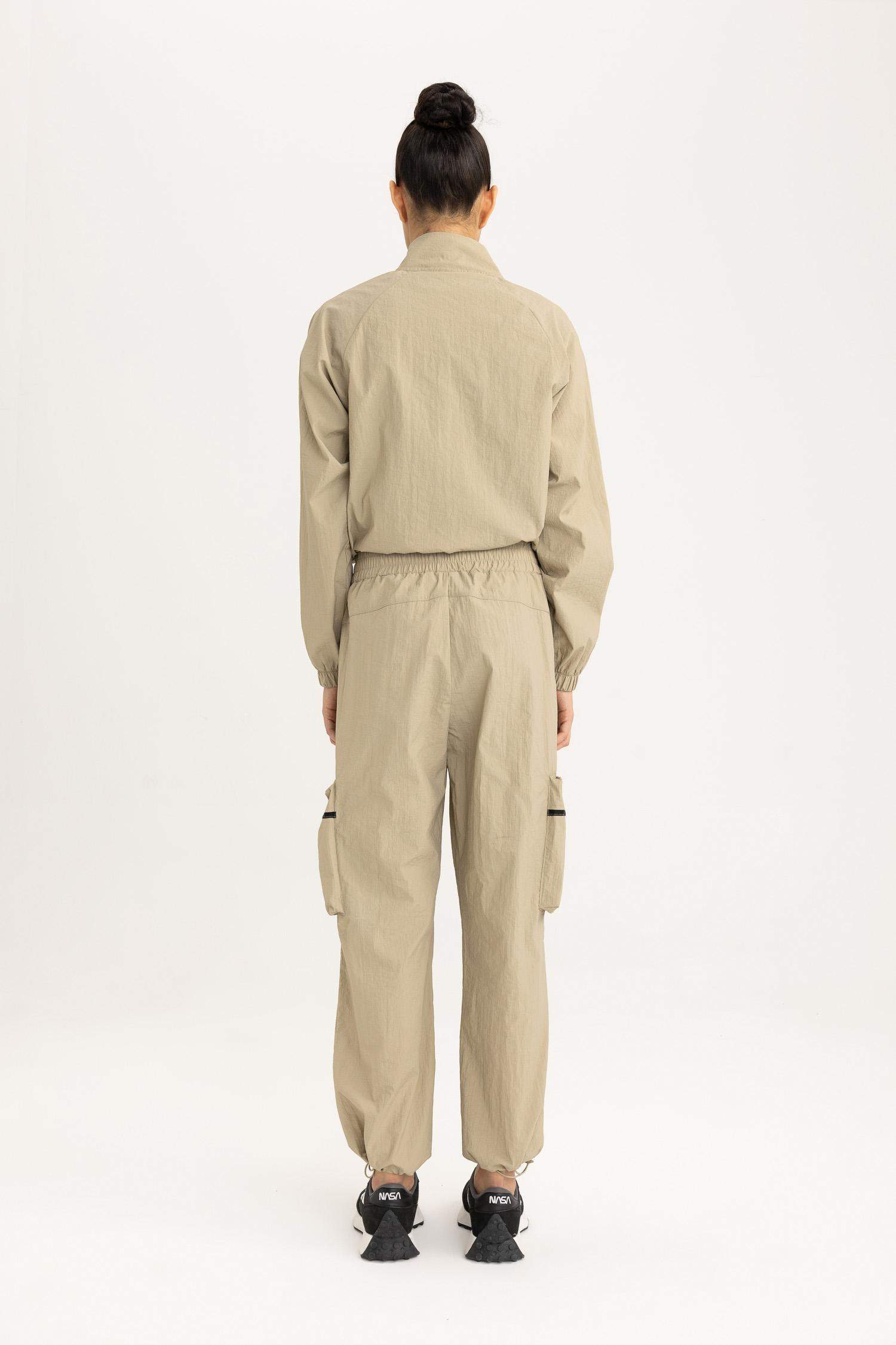 DeFactoFit Standard Fit Cargo Pocket Woven Trousers