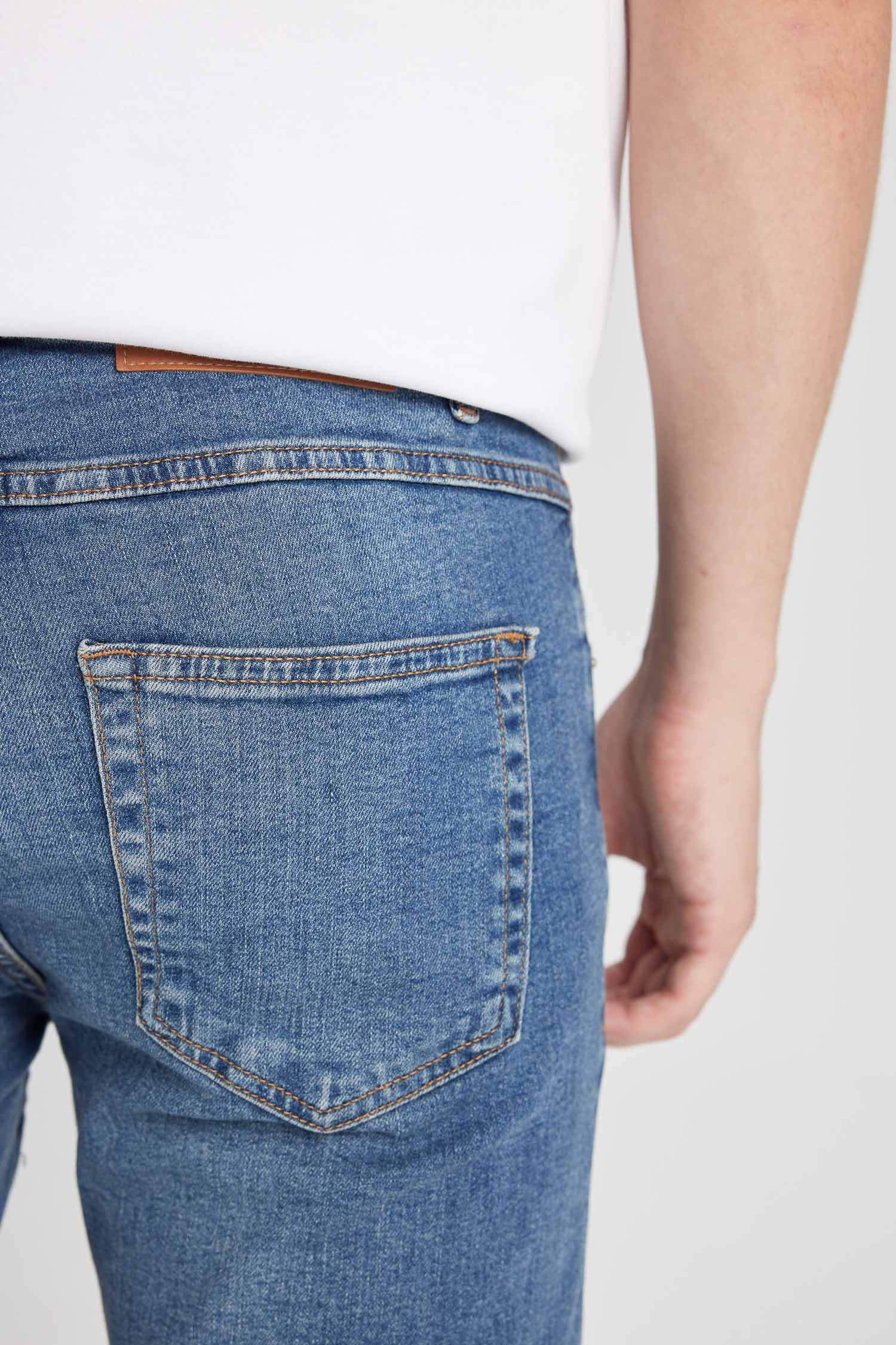 Carlo Skinny Fit Extra Slim Fit Normal Waist Jeans