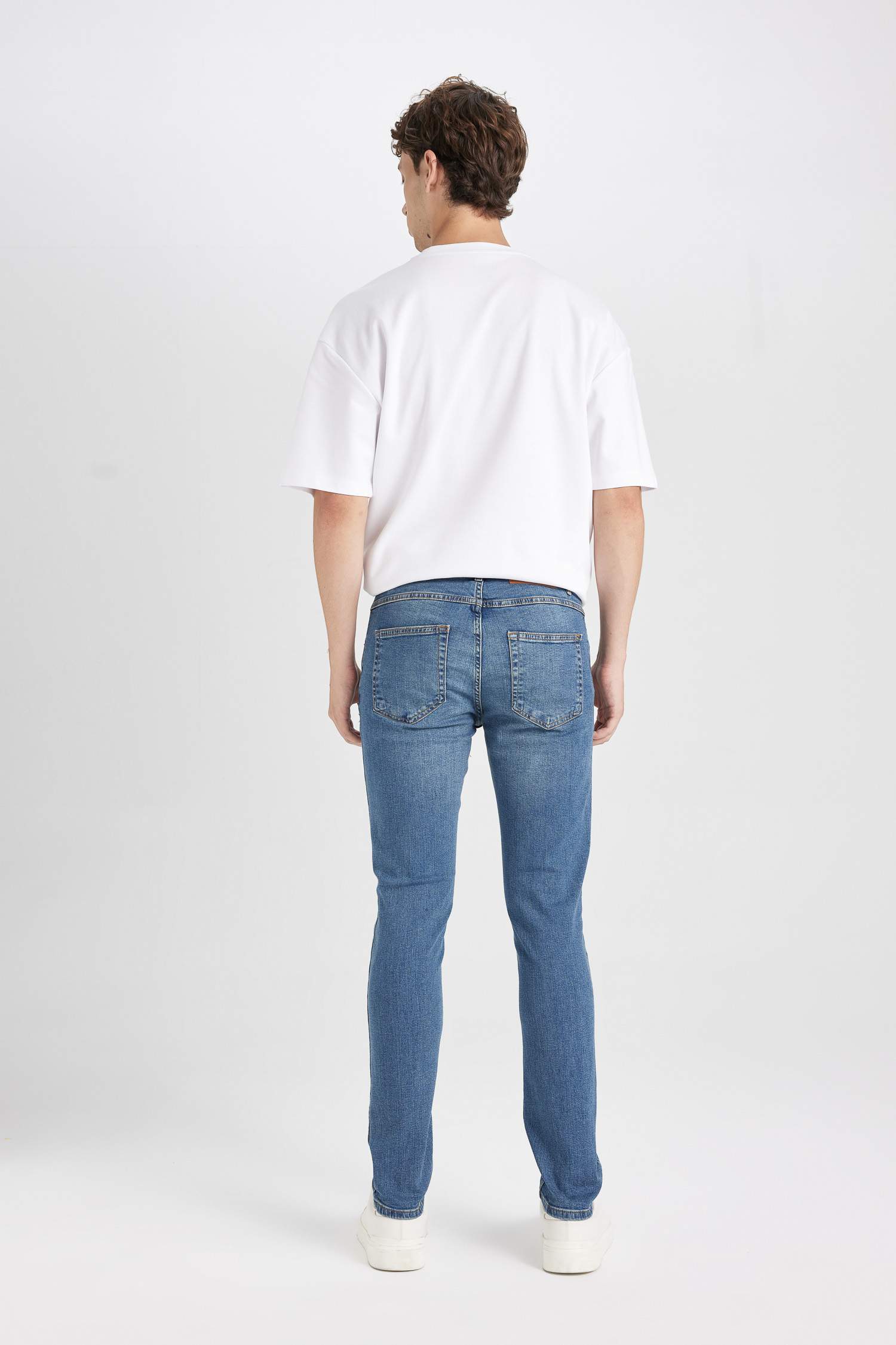 Carlo Skinny Fit Extra Slim Fit Normal Waist Jeans