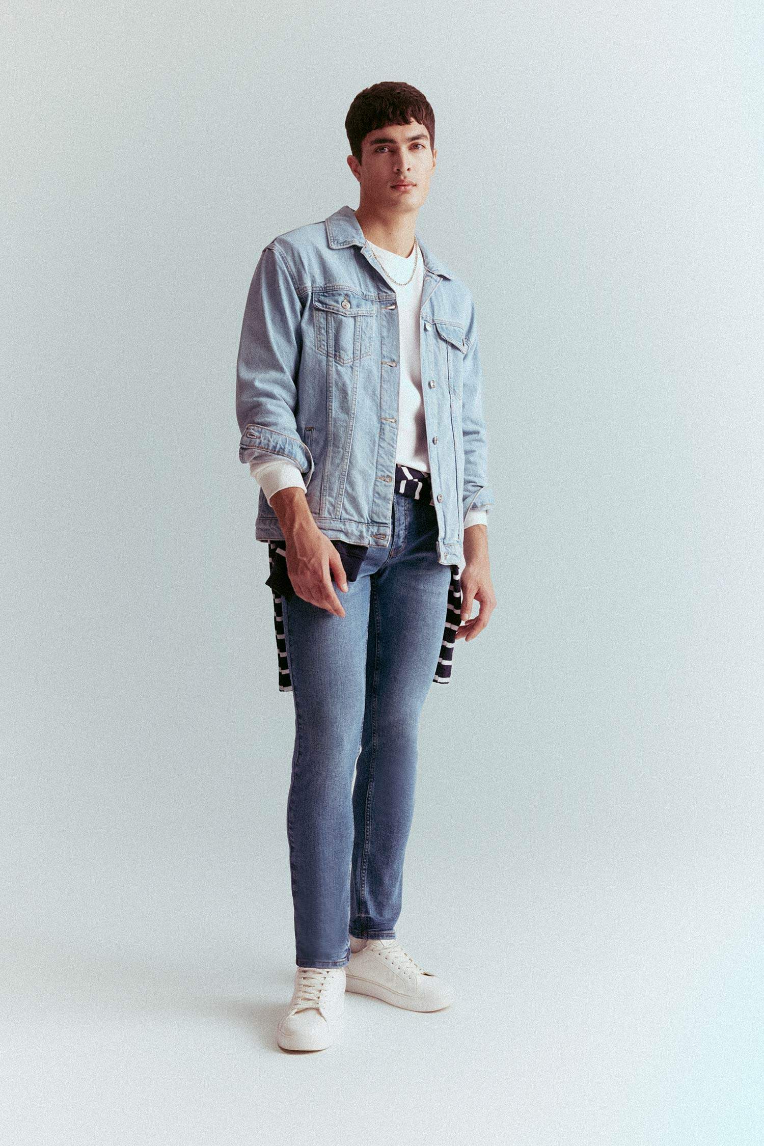 Carlo Skinny Fit Extra Slim Fit Normal Waist Jeans