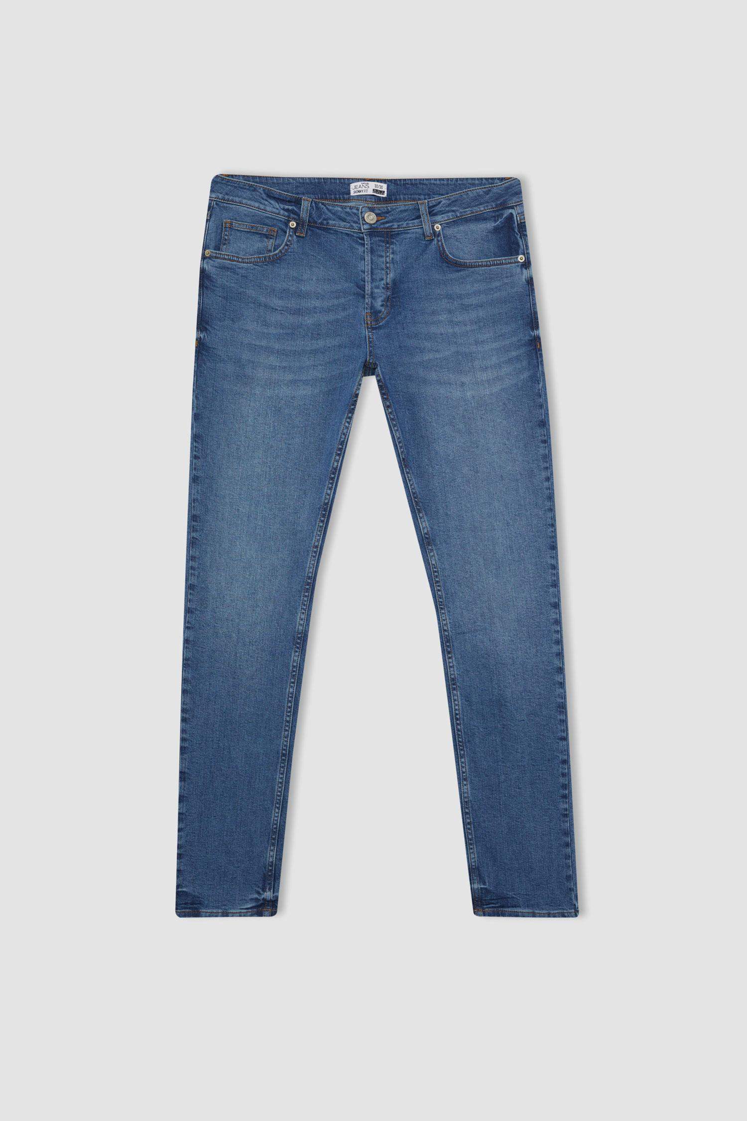 Carlo Skinny Fit Extra Slim Fit Normal Waist Jeans