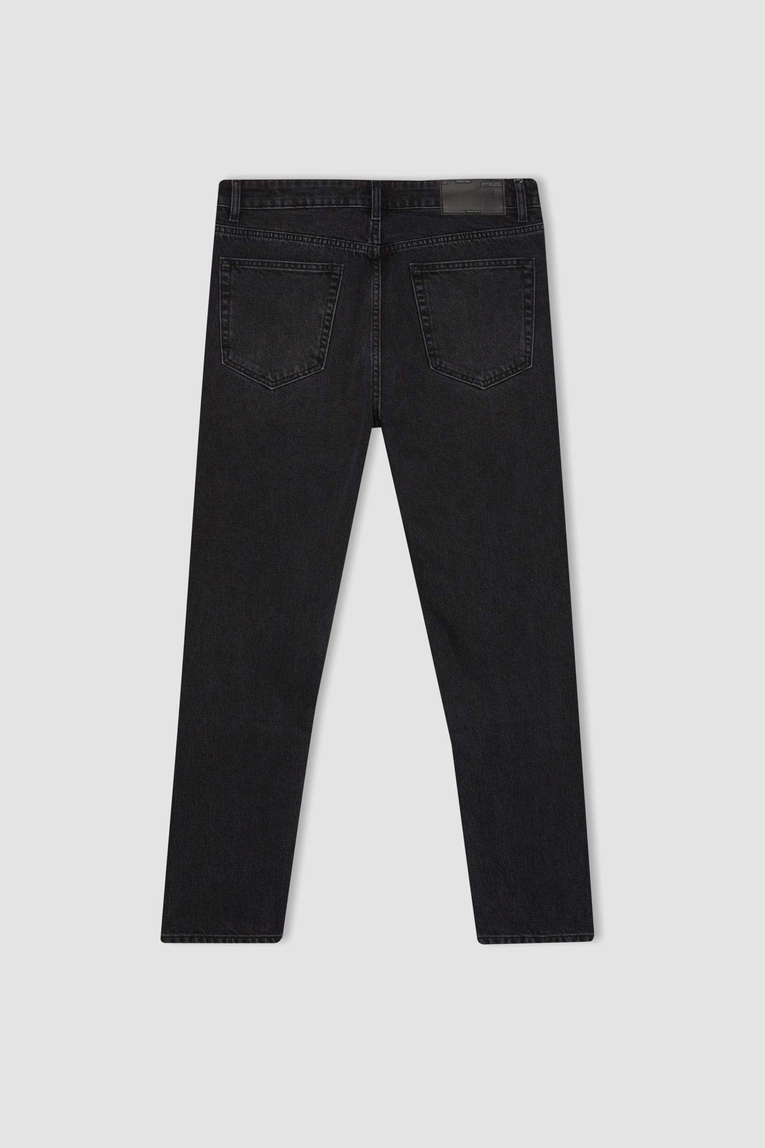 Jean Slim Taille Haute et Jambe Étroite Style des Années 90