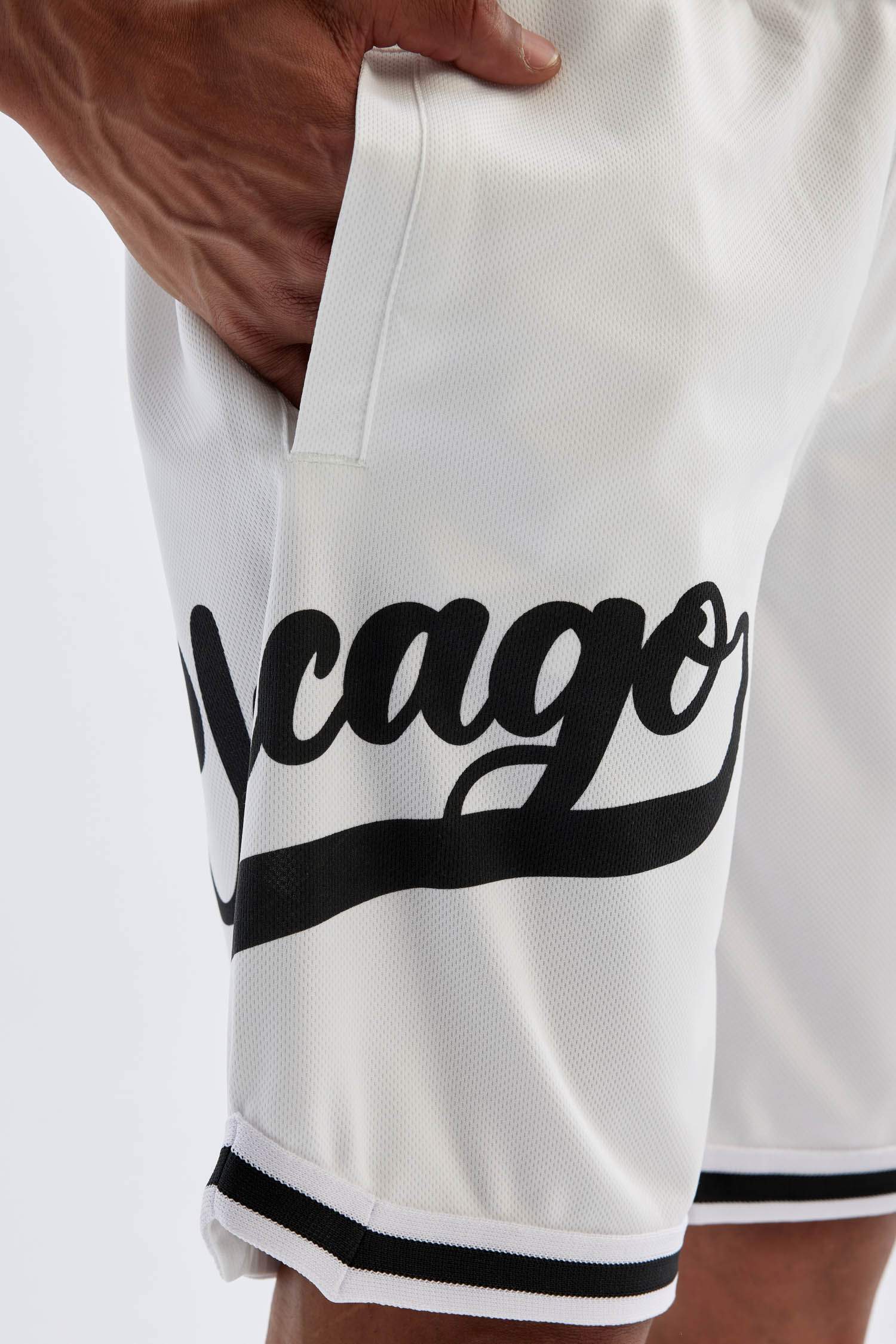 Standard Fit Printed Short Leg Heavy Fabric Shorts