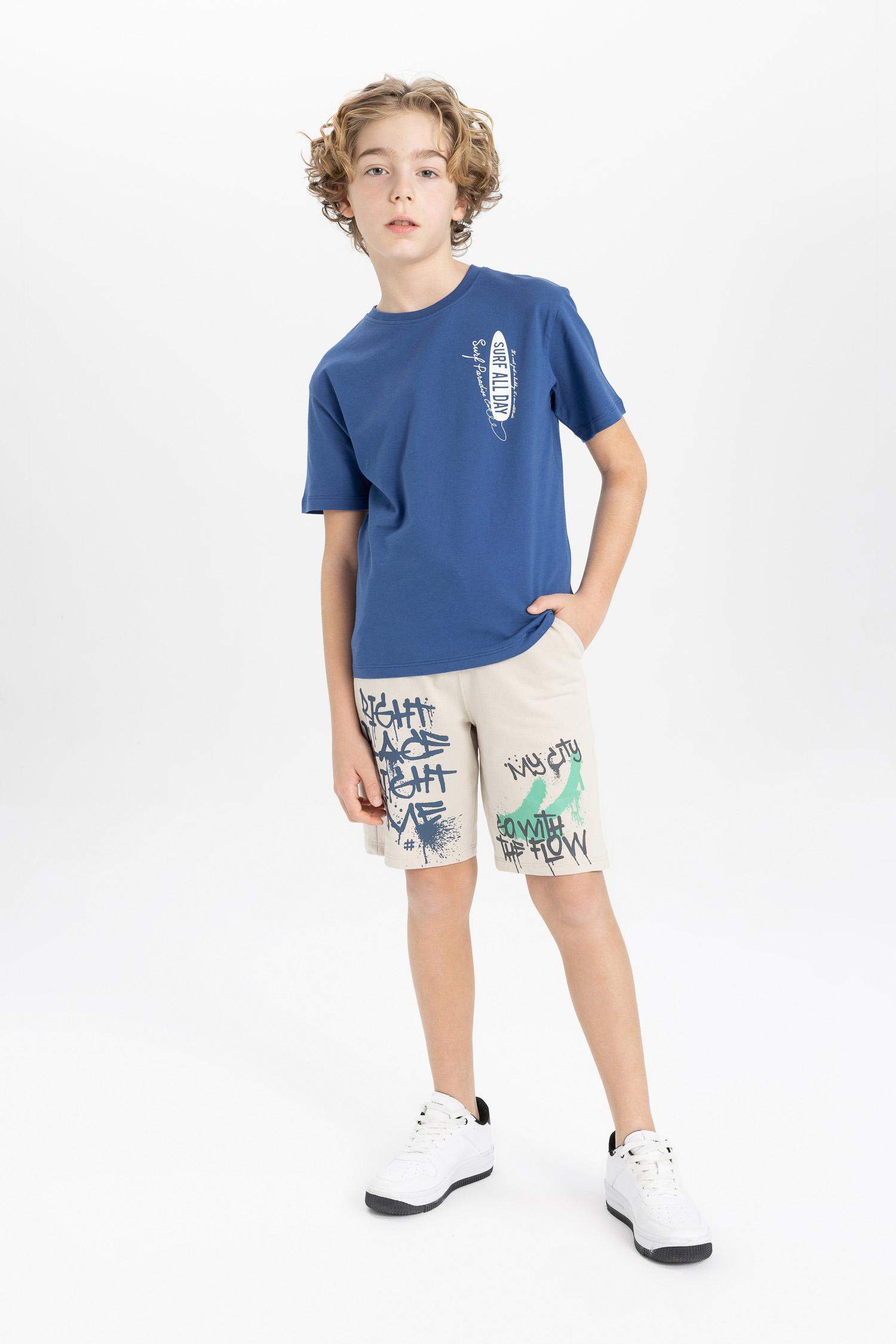 Erkek Çocuk Baskılı Şort