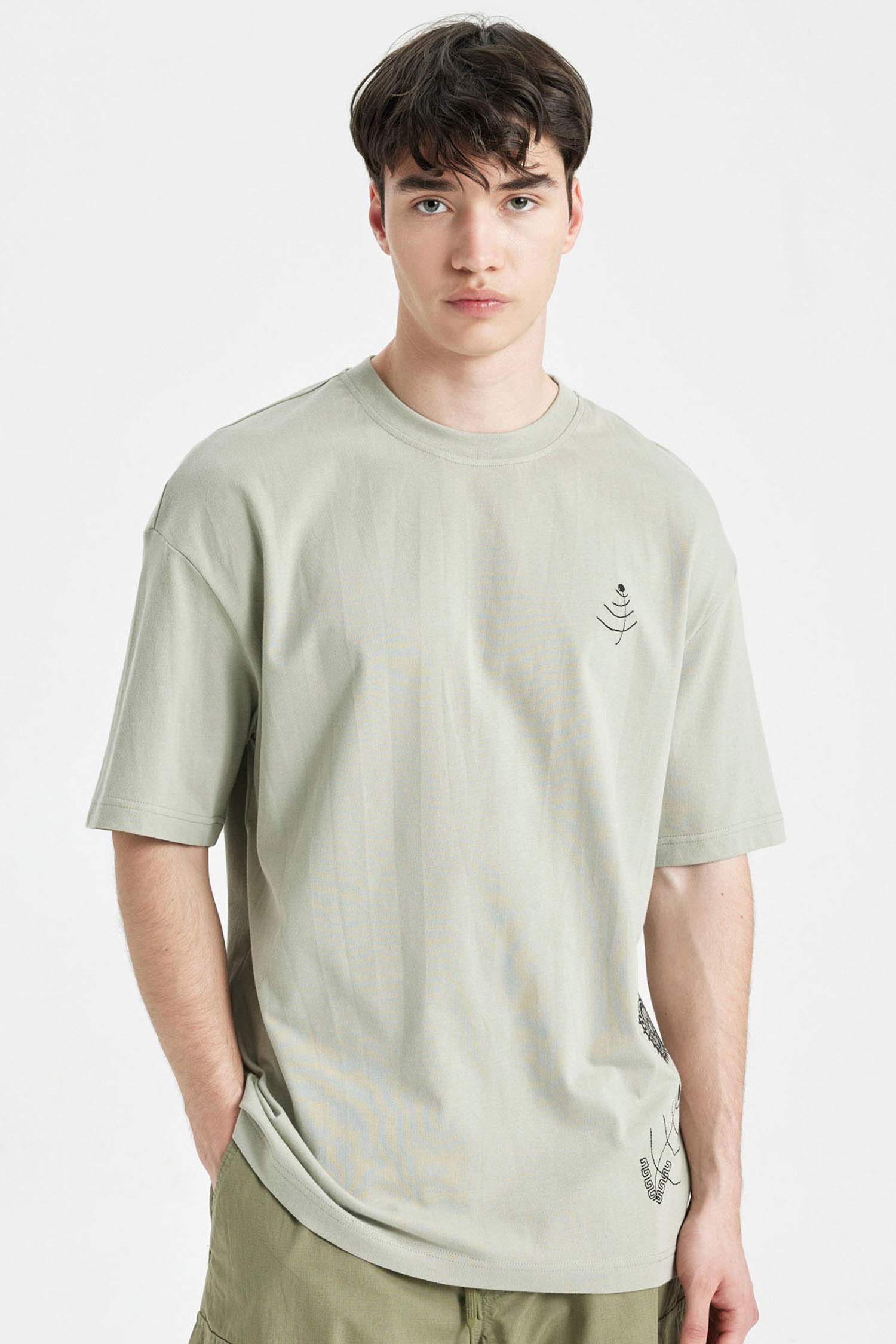 Comfort Regular Fit Crew Neck Printed T-Shirt