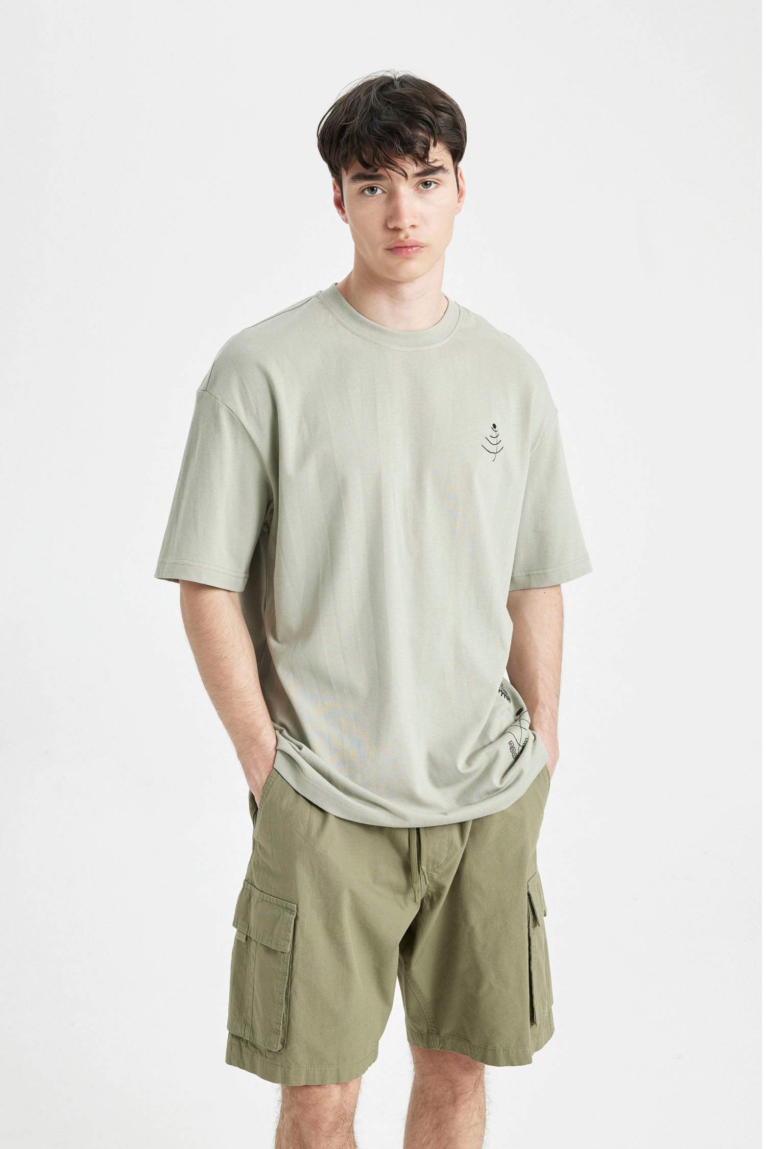 Comfort Regular Fit Crew Neck Printed T-Shirt