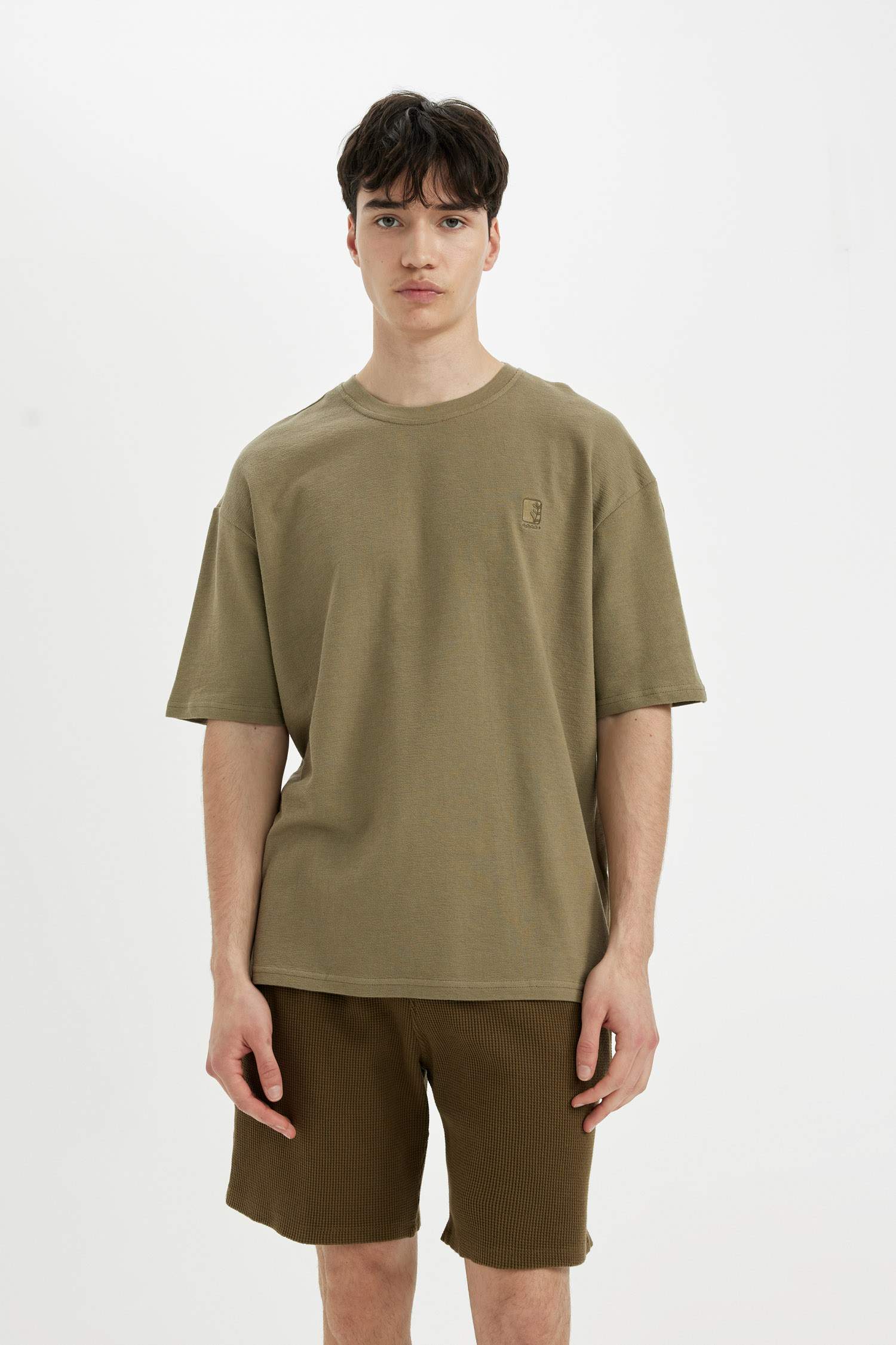 Oversize Fit Crew Neck Printed T-Shirt