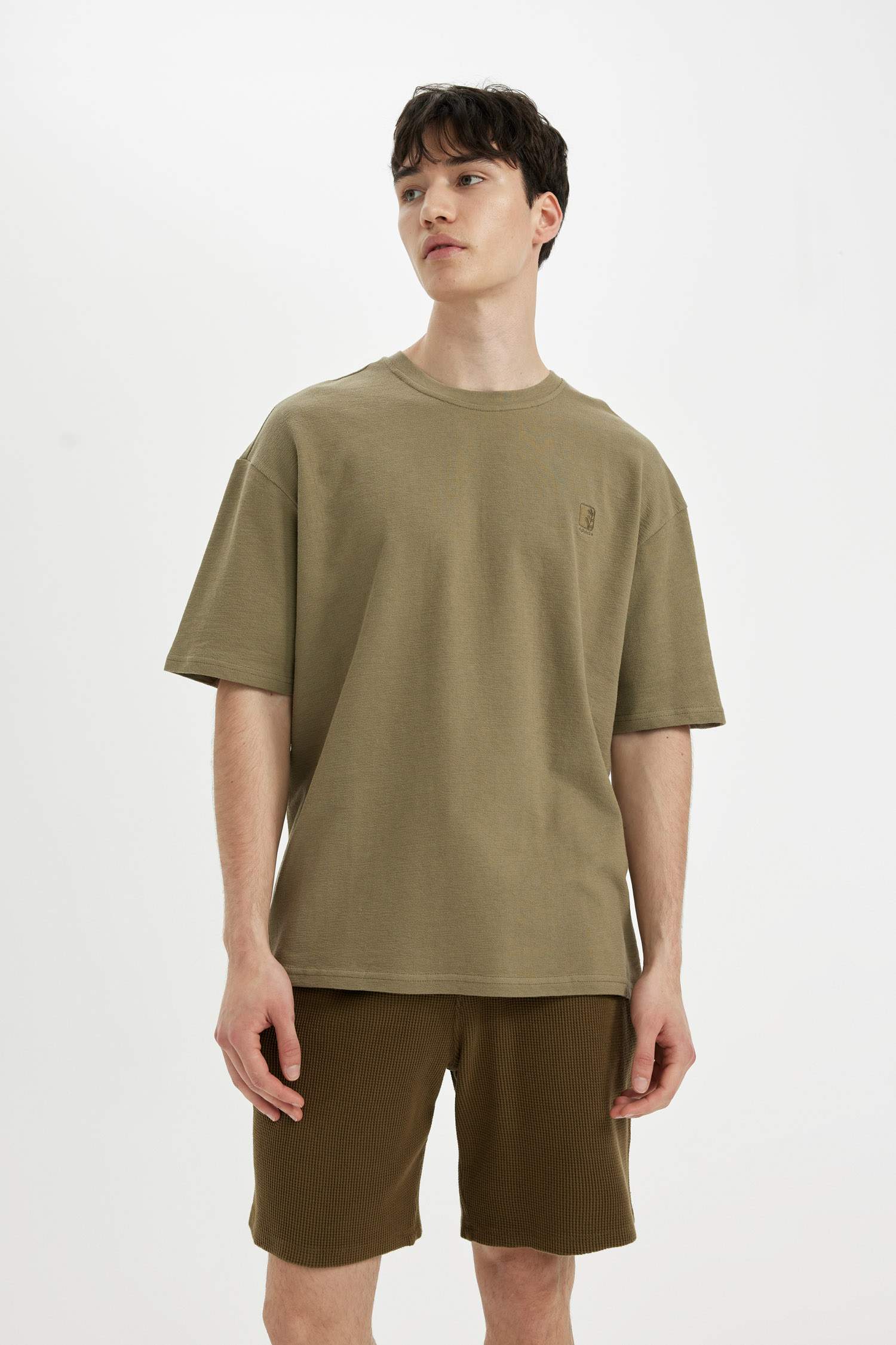 Oversize Fit Crew Neck Printed T-Shirt