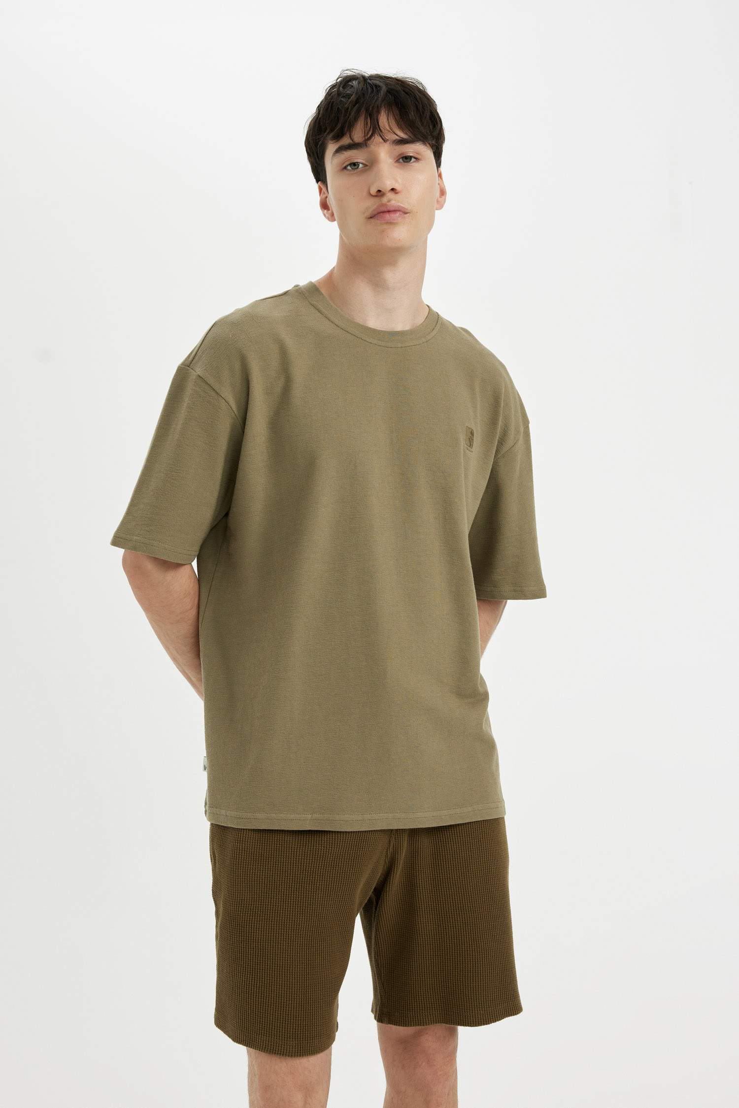 Oversize Fit Crew Neck Printed T-Shirt
