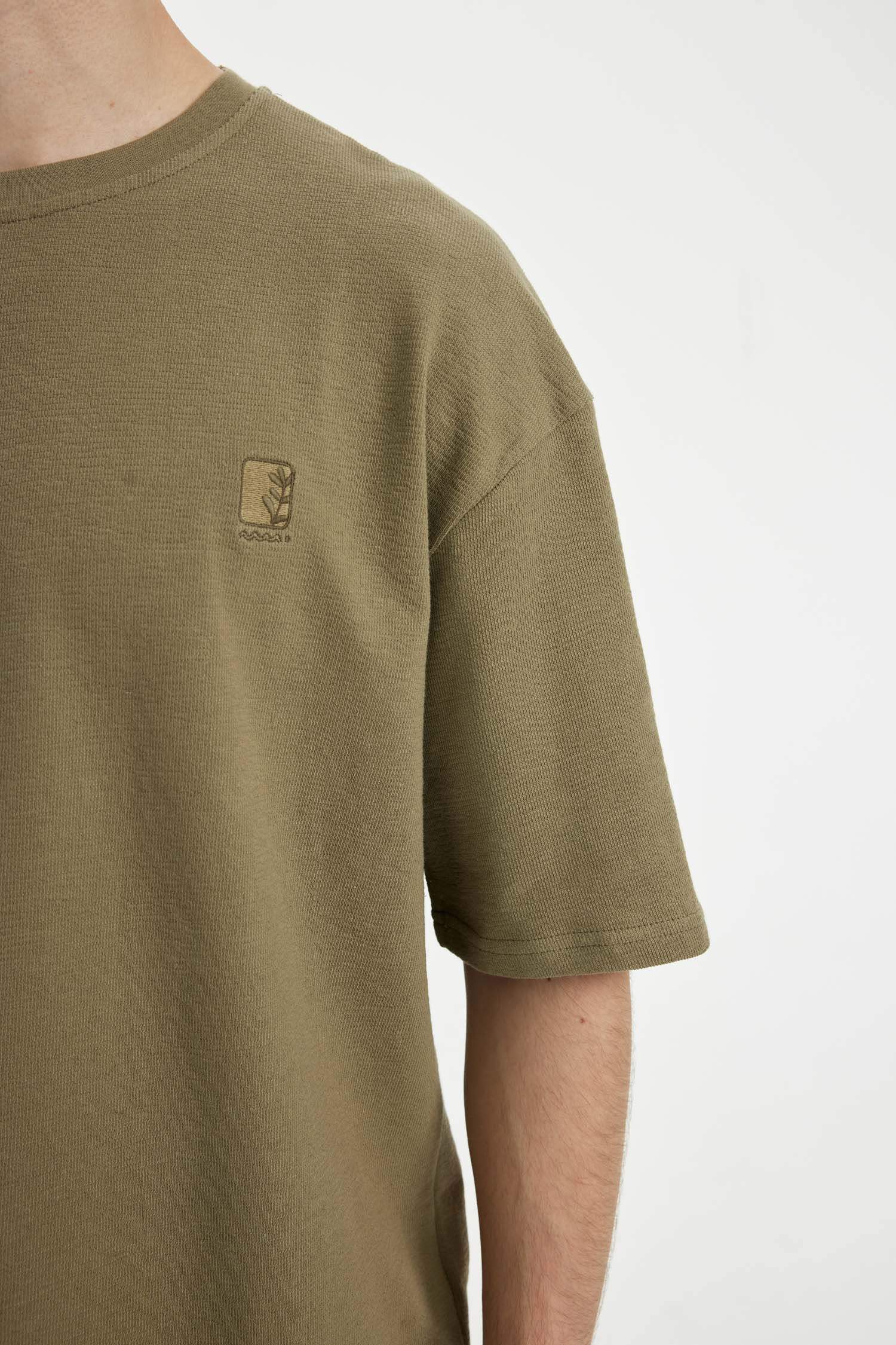 Oversize Fit Crew Neck Printed T-Shirt