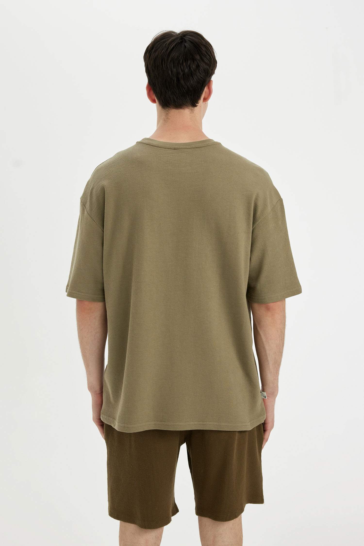 Oversize Fit Crew Neck Printed T-Shirt