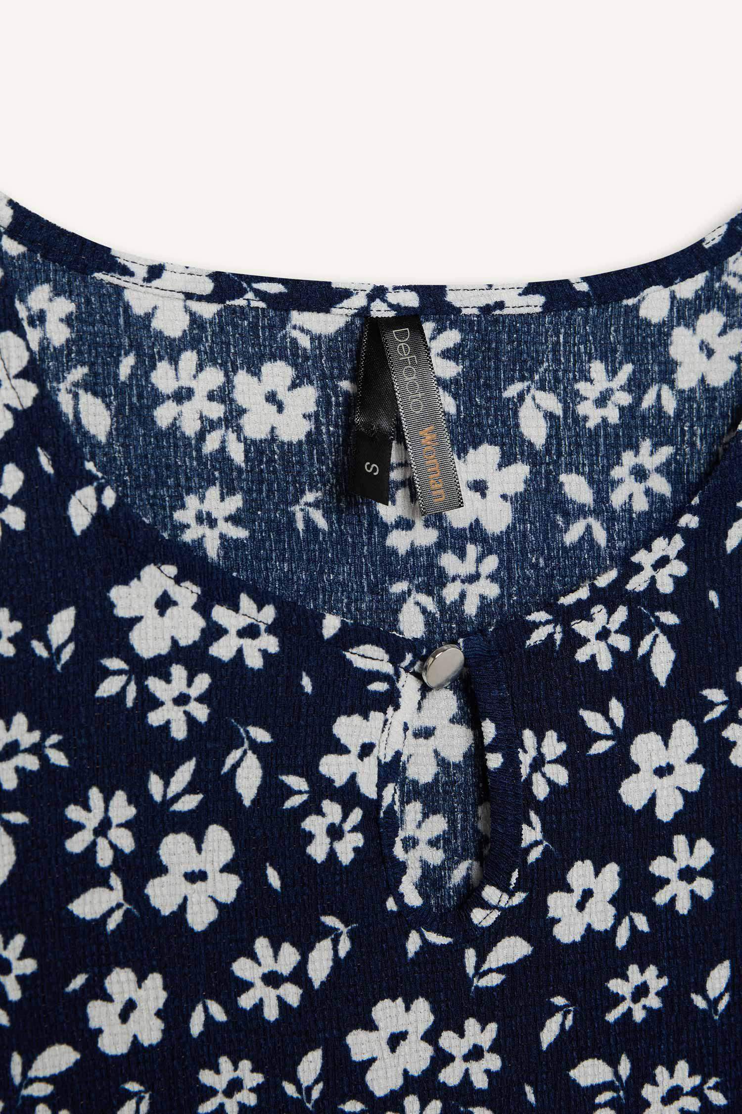 Regular Fit Crew Neck Patterned T-Shirt