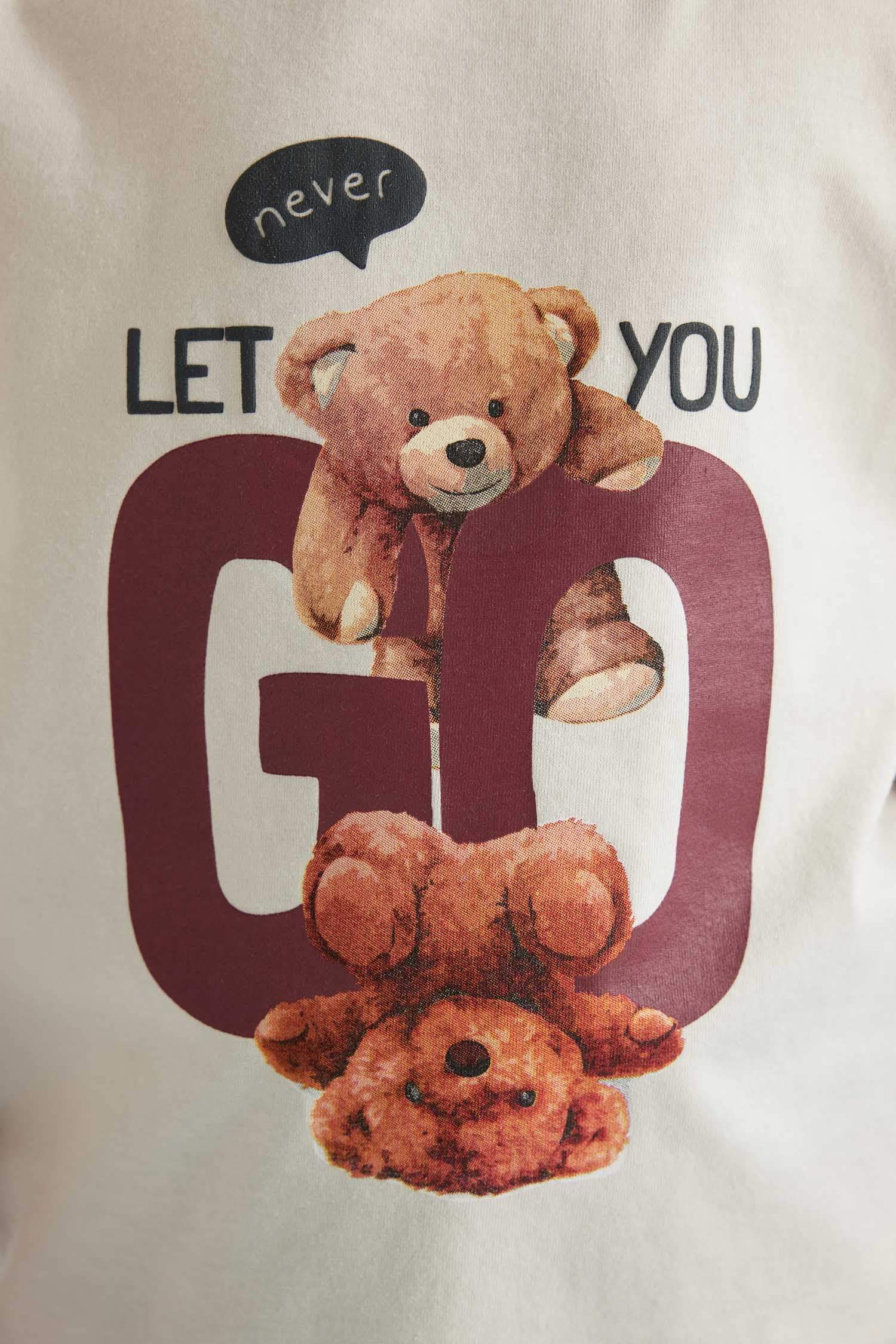 Girl Printed Short Sleeve 2 Piece Pajama Set