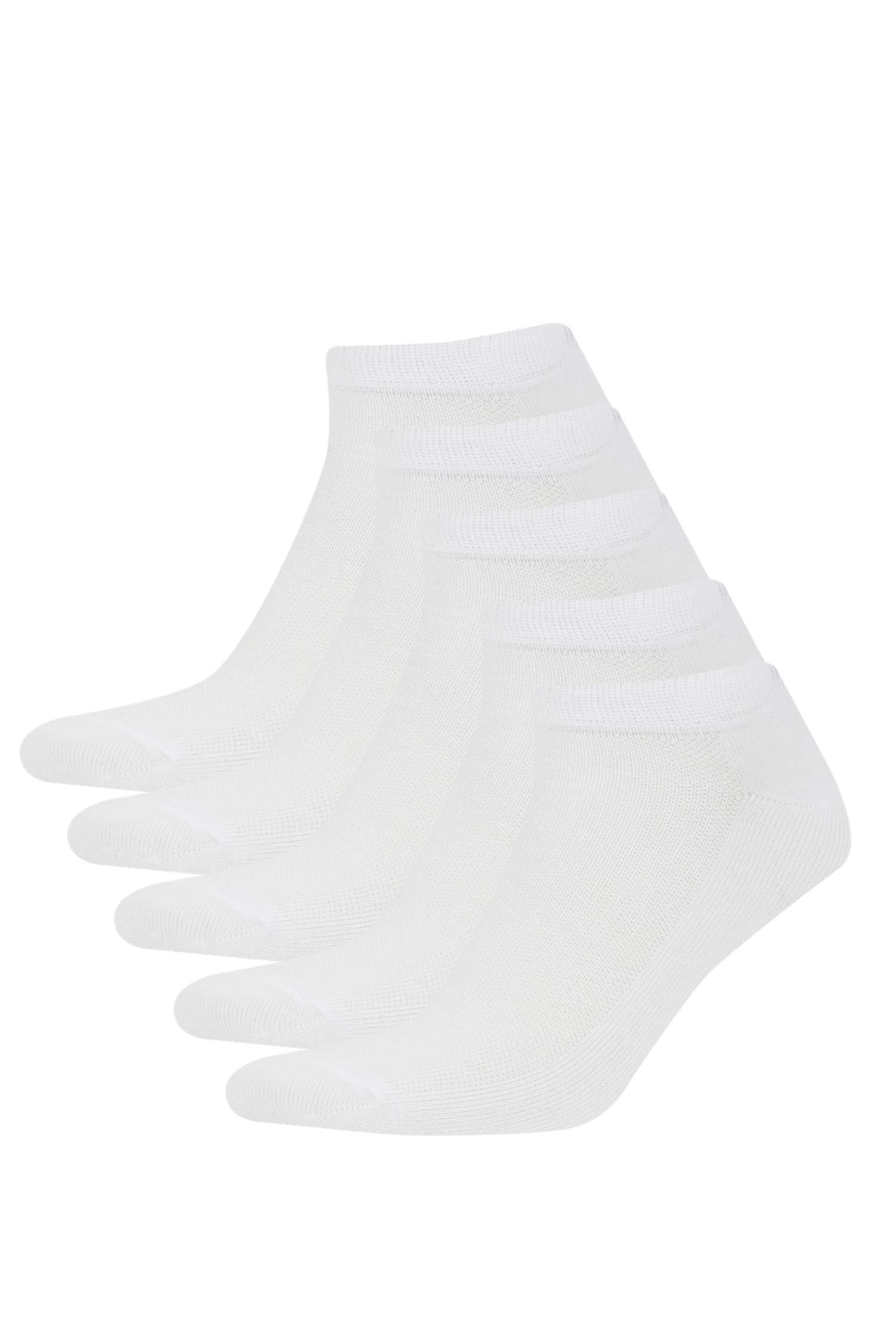 Erkek 5'li Pamuklu Patik Çorap