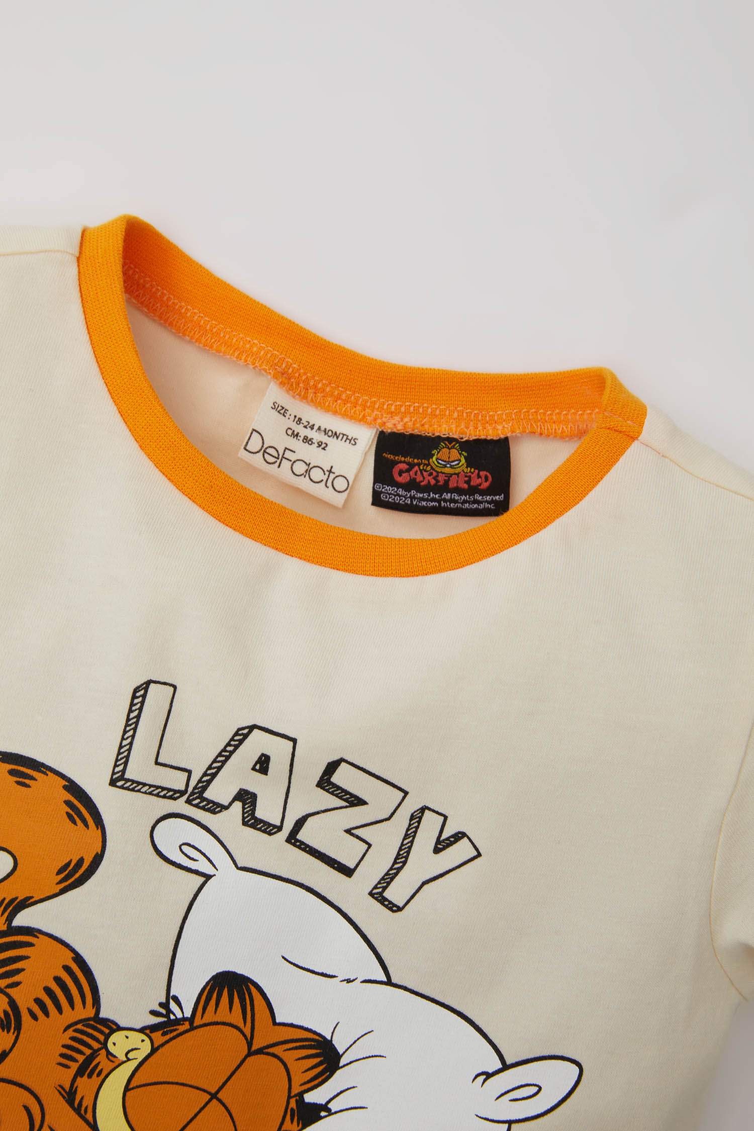 Baby Boy Garfield Cotton 2 Piece Pajama Set