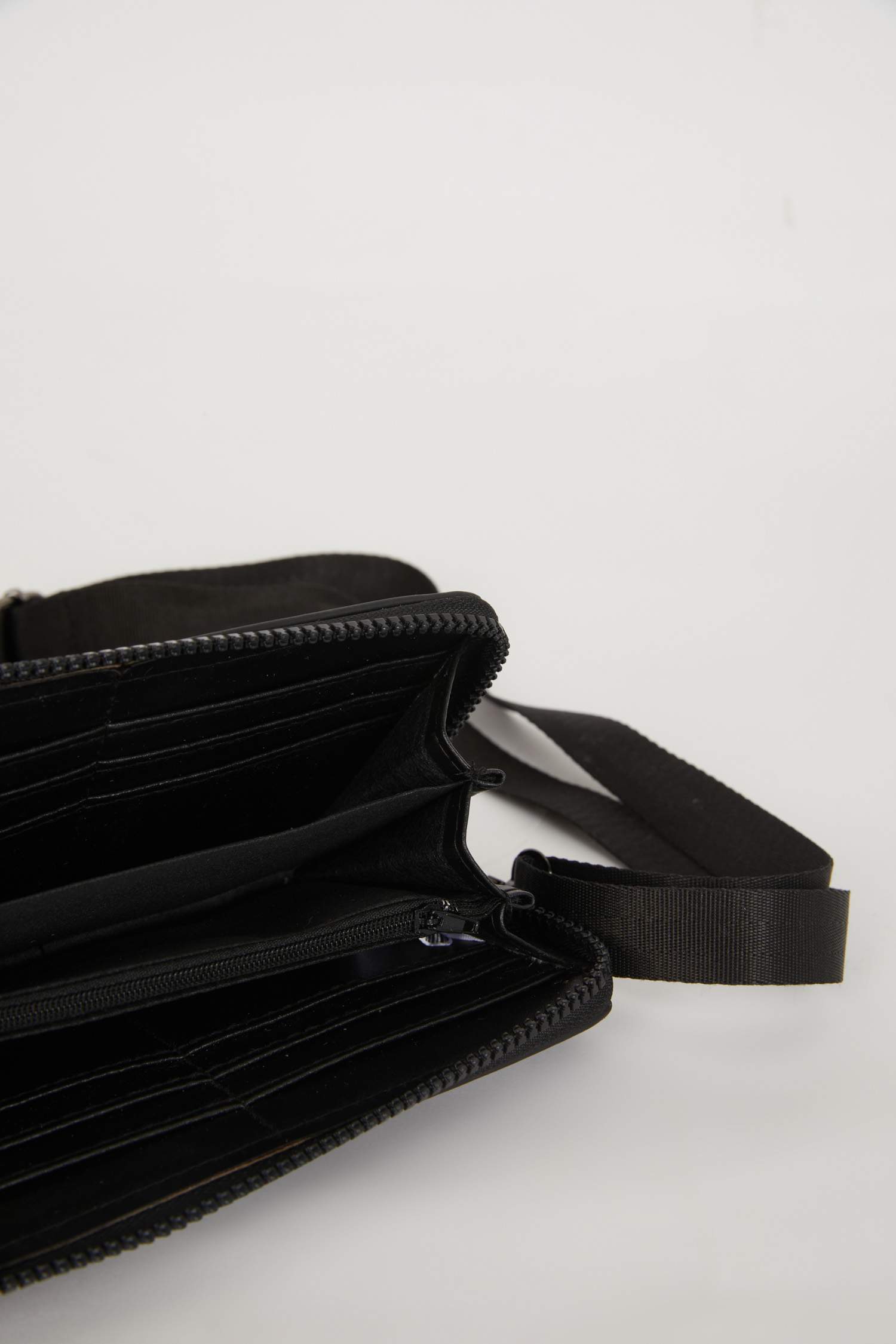 Man Faux Leather Crossbody Bag