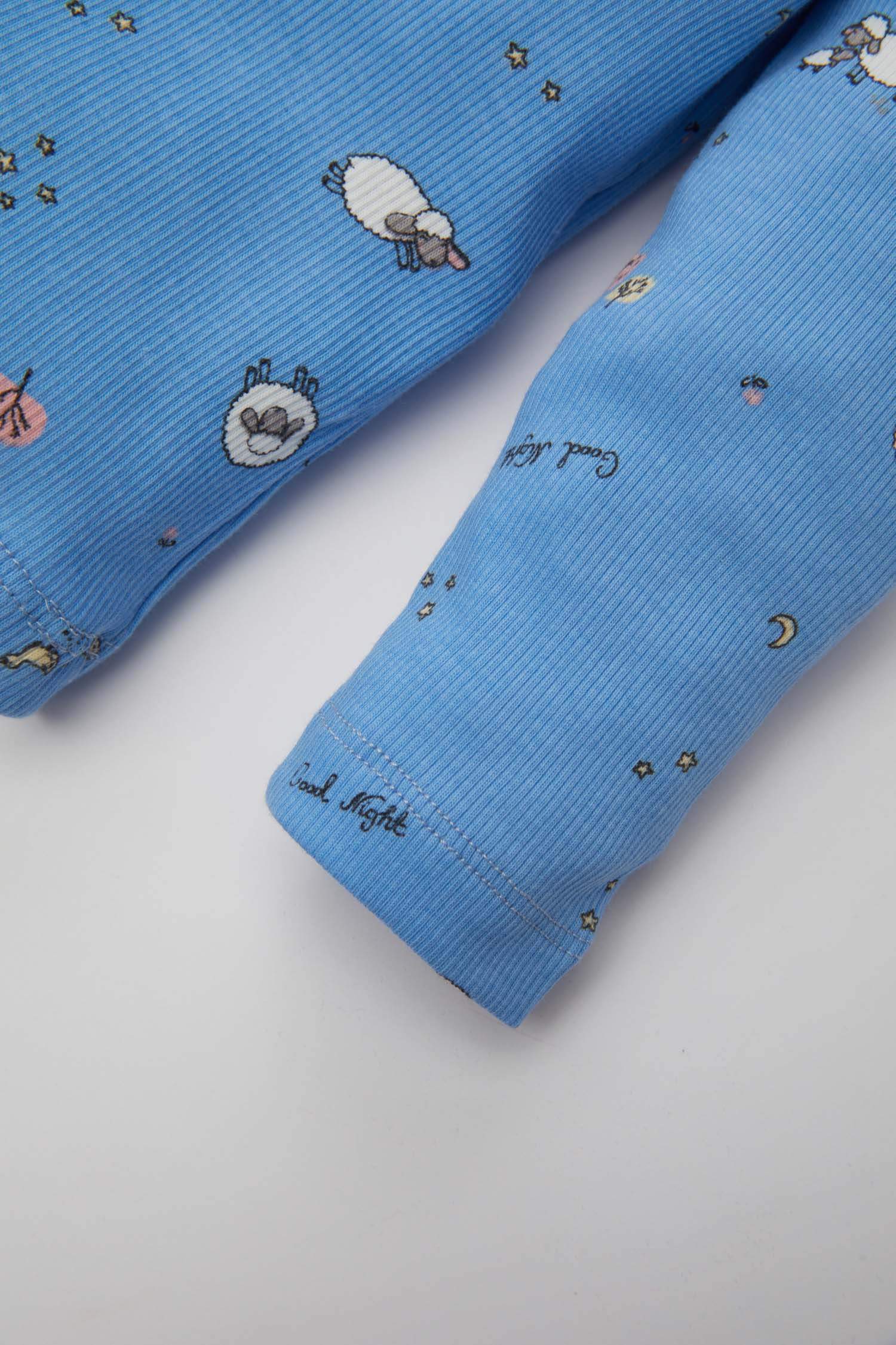 2 piece Regular Fit Crew Neck Animal Knitted Pyjamas