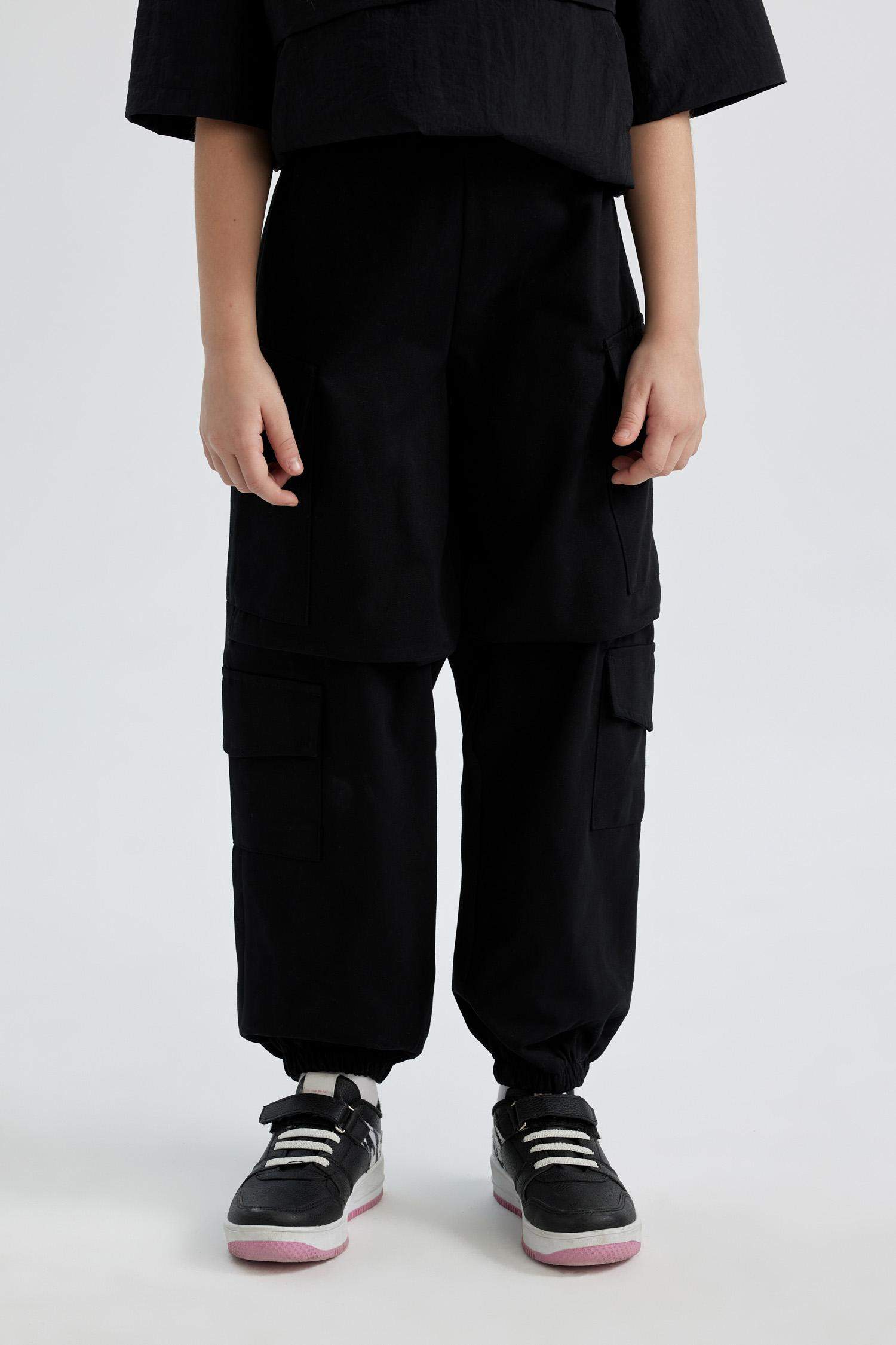 بنطلون كارجو قطن بناتي