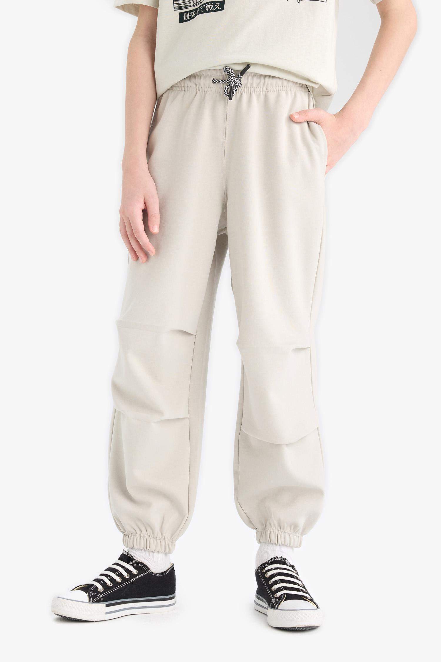 Erkek Çocuk Beli Paçası Lastikli Jogger Eşofman Altı