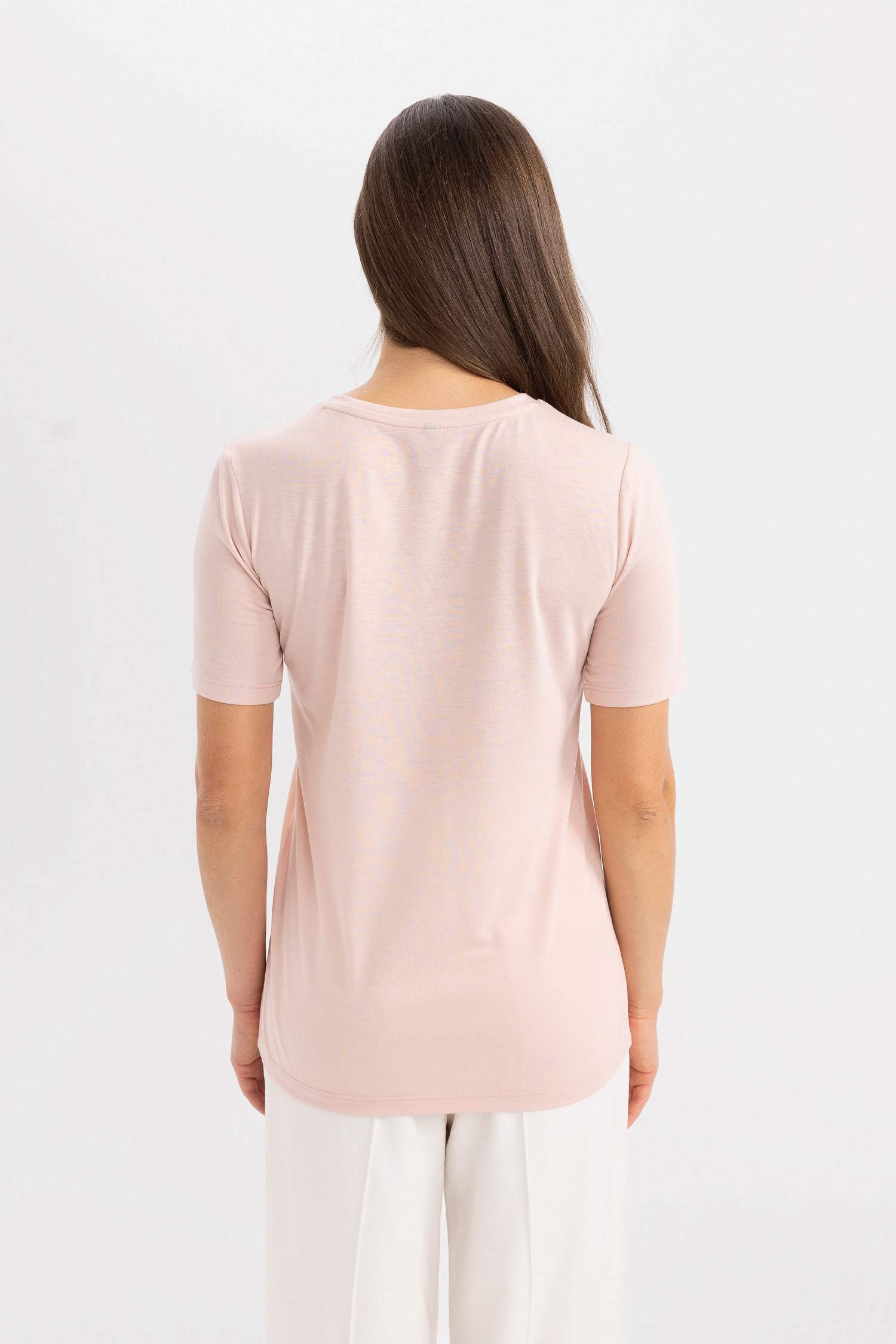 Traditional Regular Fit Crew Neck Floral T-Shirt