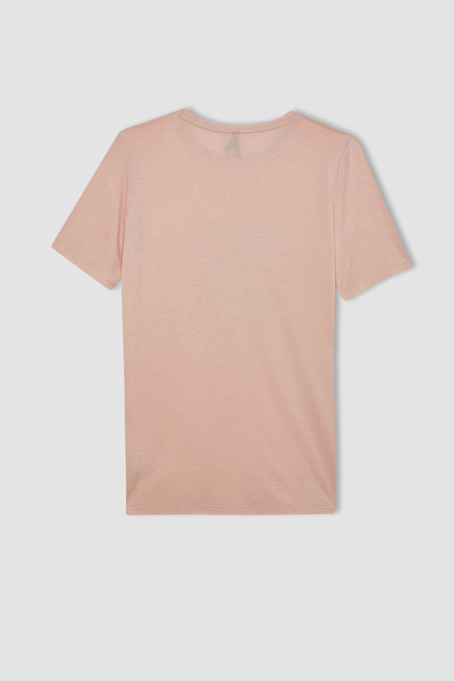 Traditional Regular Fit Crew Neck Floral T-Shirt