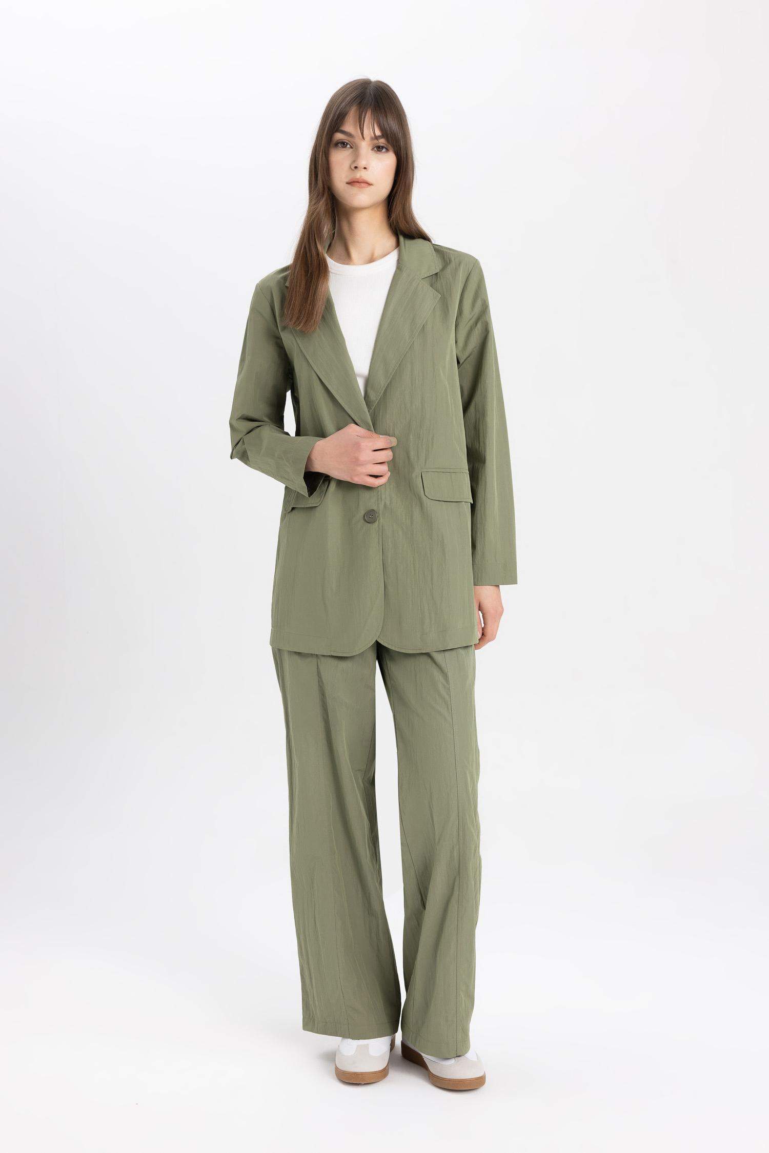 سروال كارجو باراشوت برجل واسع