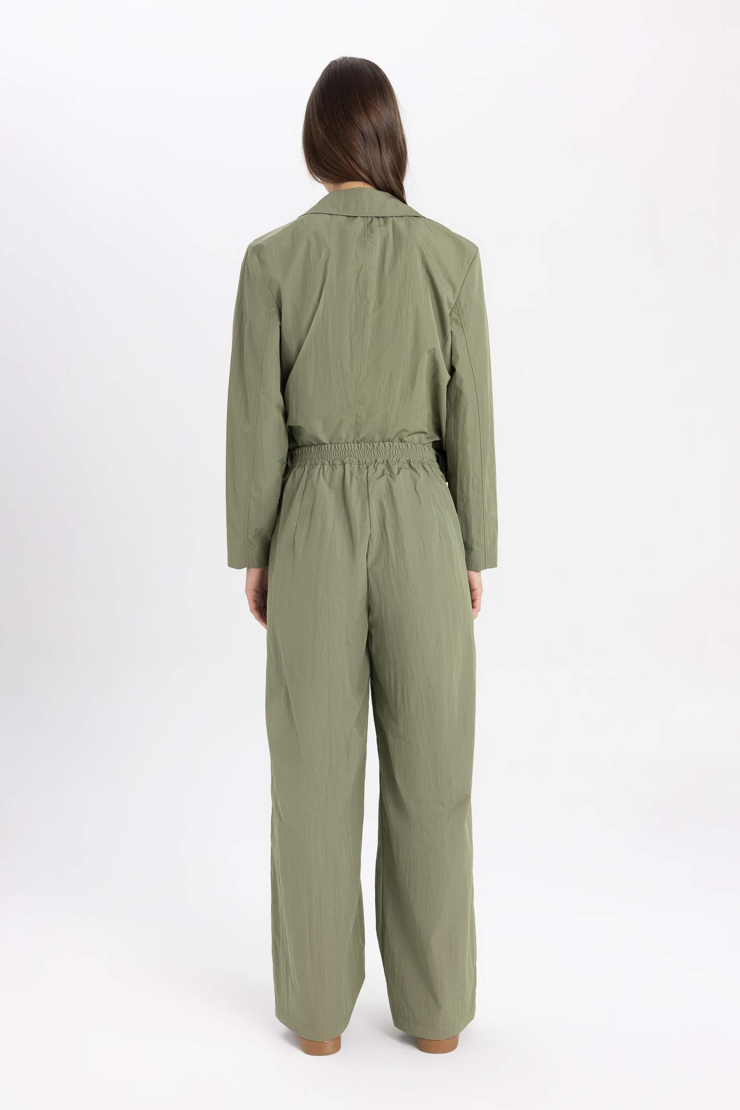 سروال كارجو باراشوت برجل واسع