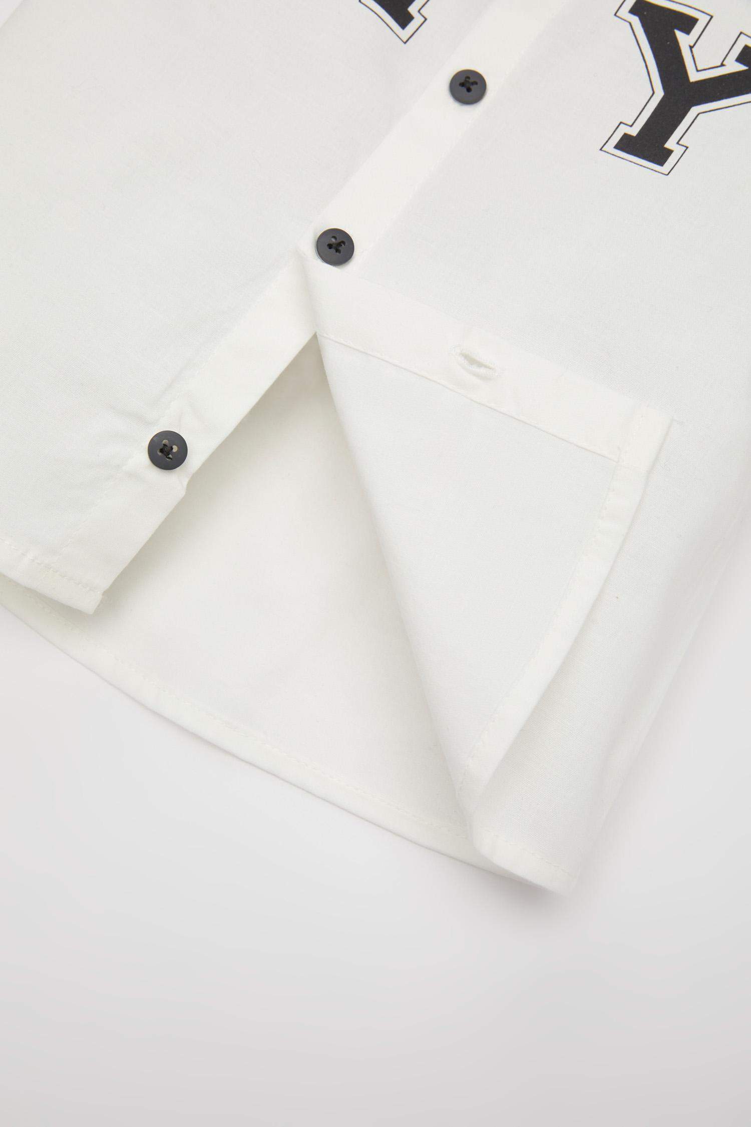 Erkek Bebek Poplin Kısa Kollu Gömlek