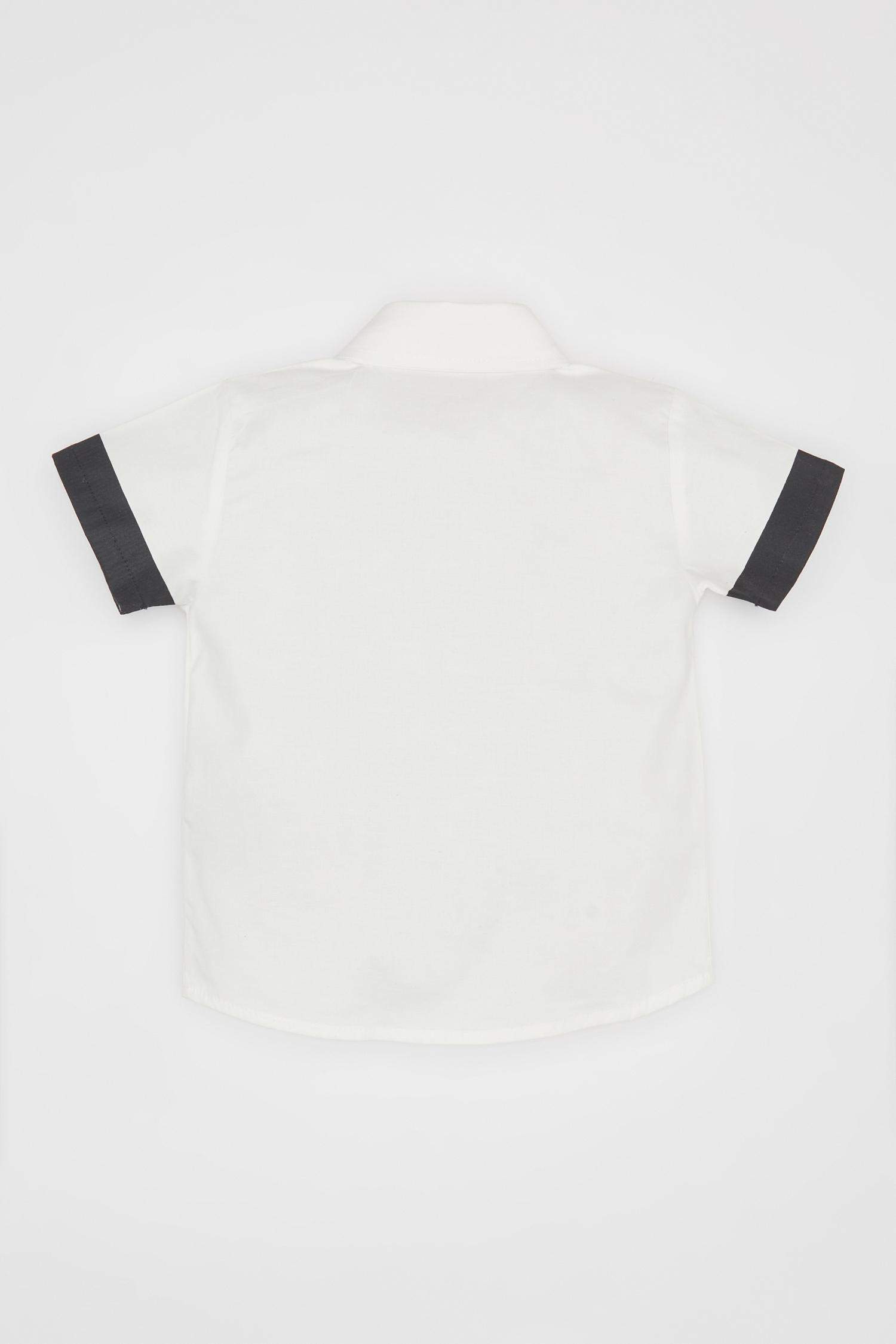 Erkek Bebek Poplin Kısa Kollu Gömlek