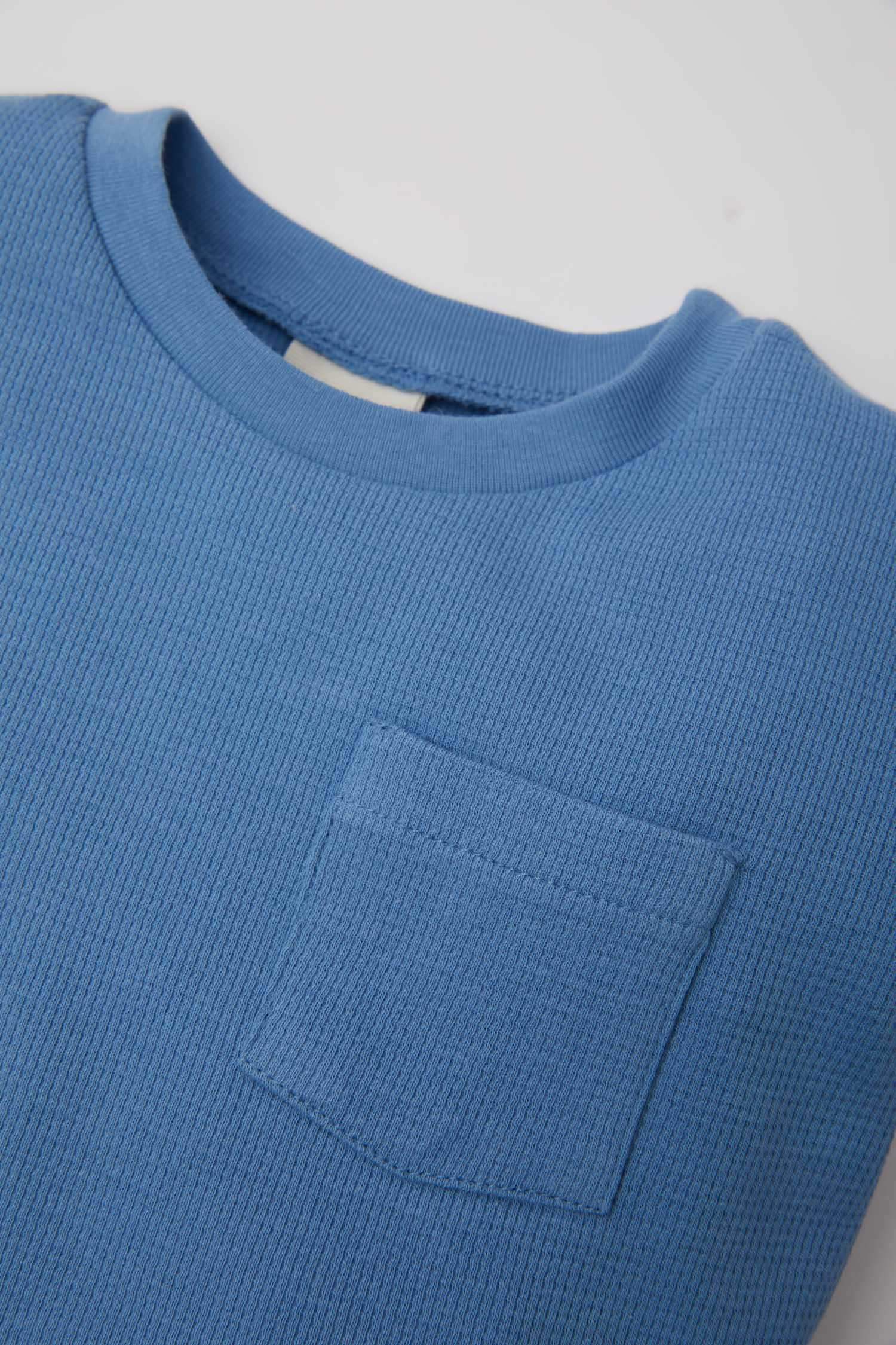 تيشيرت نص كم بيبي اولادي قصة عادية بياقة مستديرة