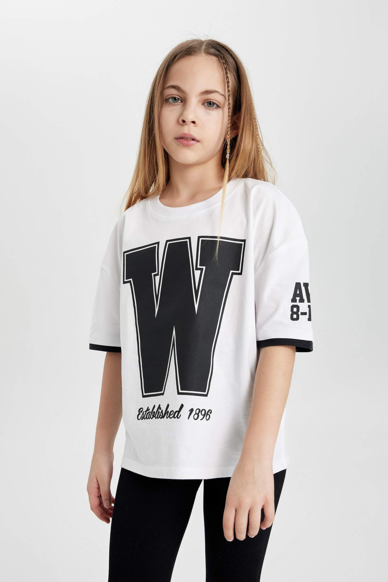 تيشيرت بناتي اوفر سايز نص ردن