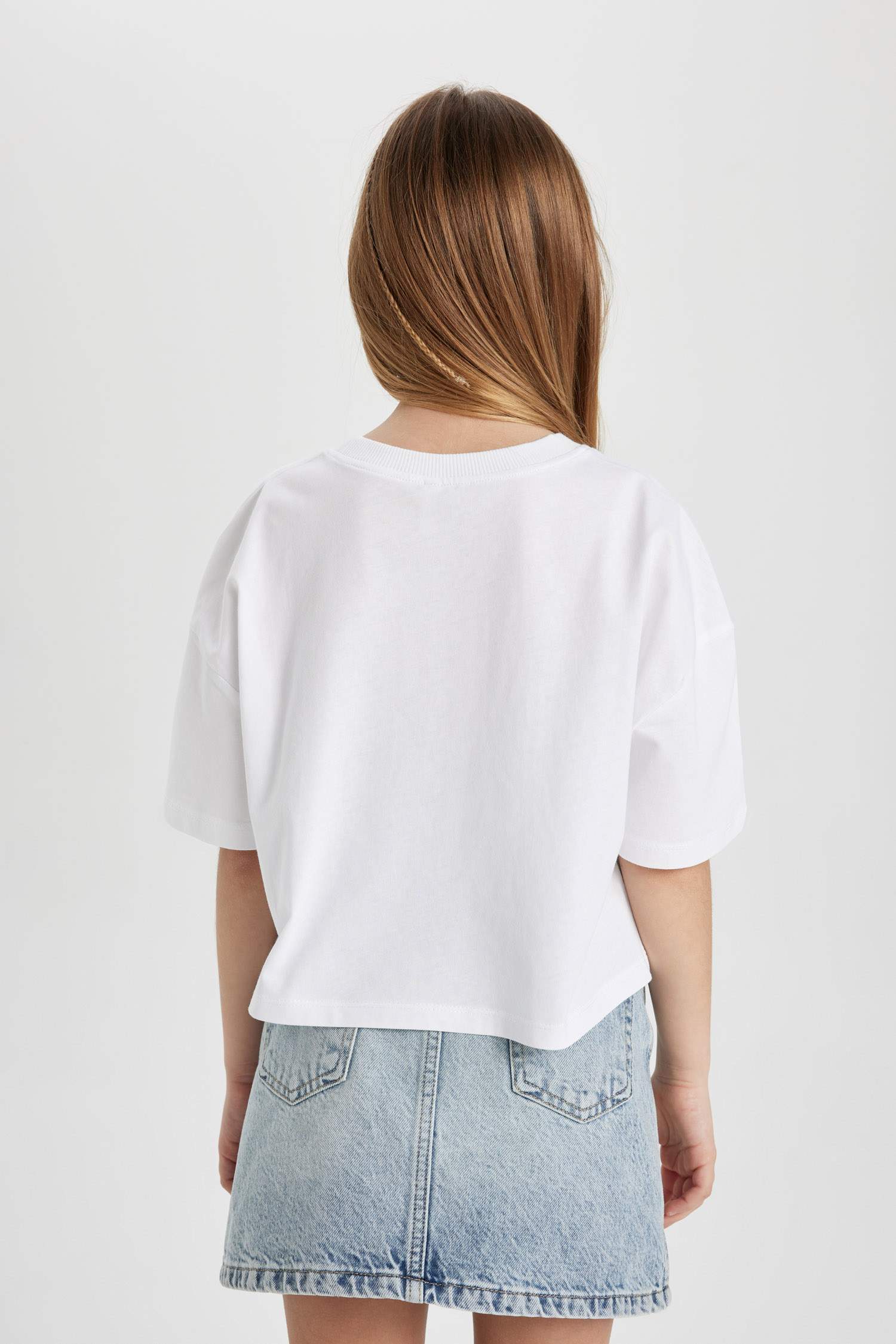 تيشيرت كروب توب بناتي نص ردن