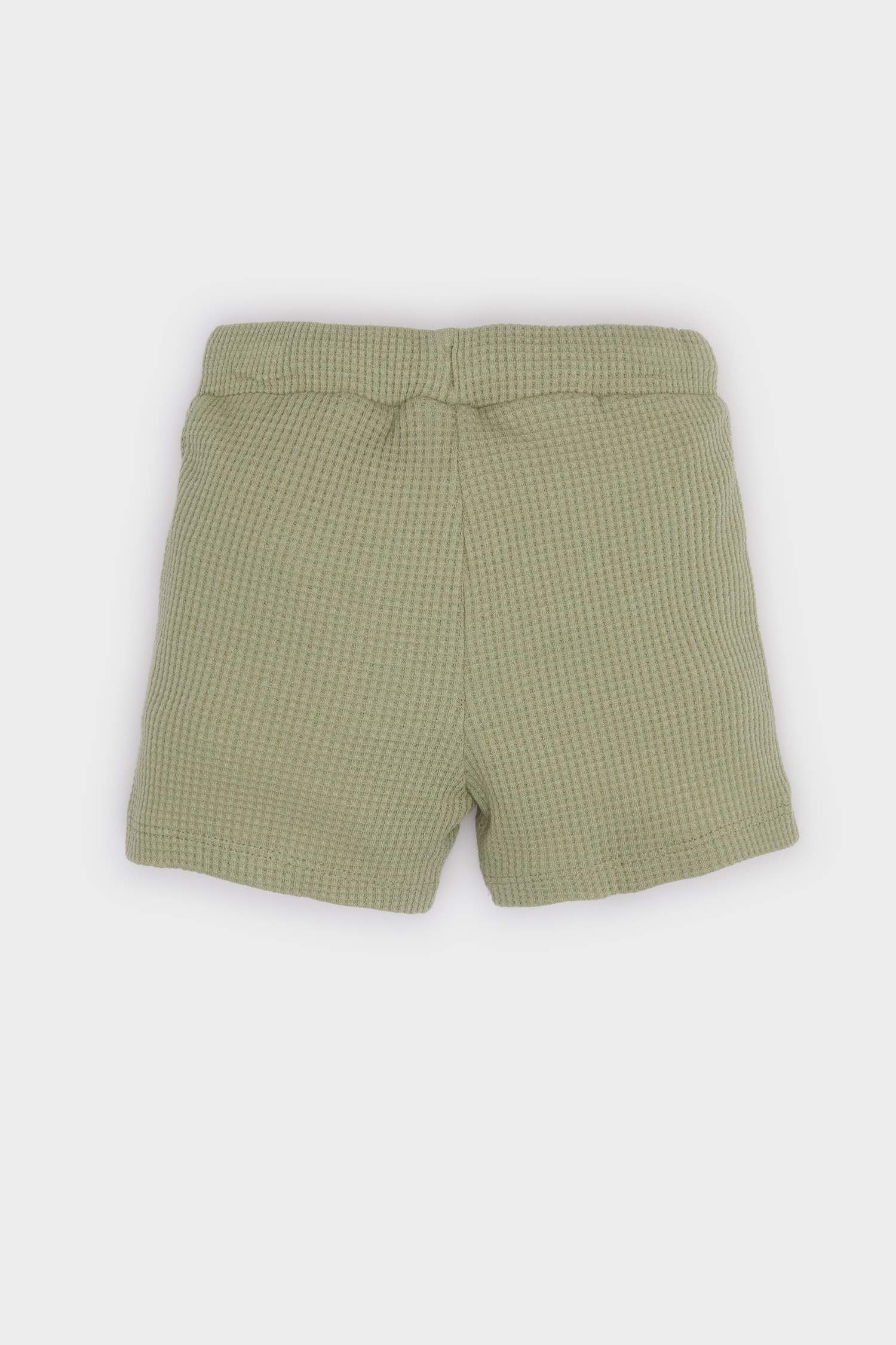Boy Baby Waist Elastic Waffle Shorts
