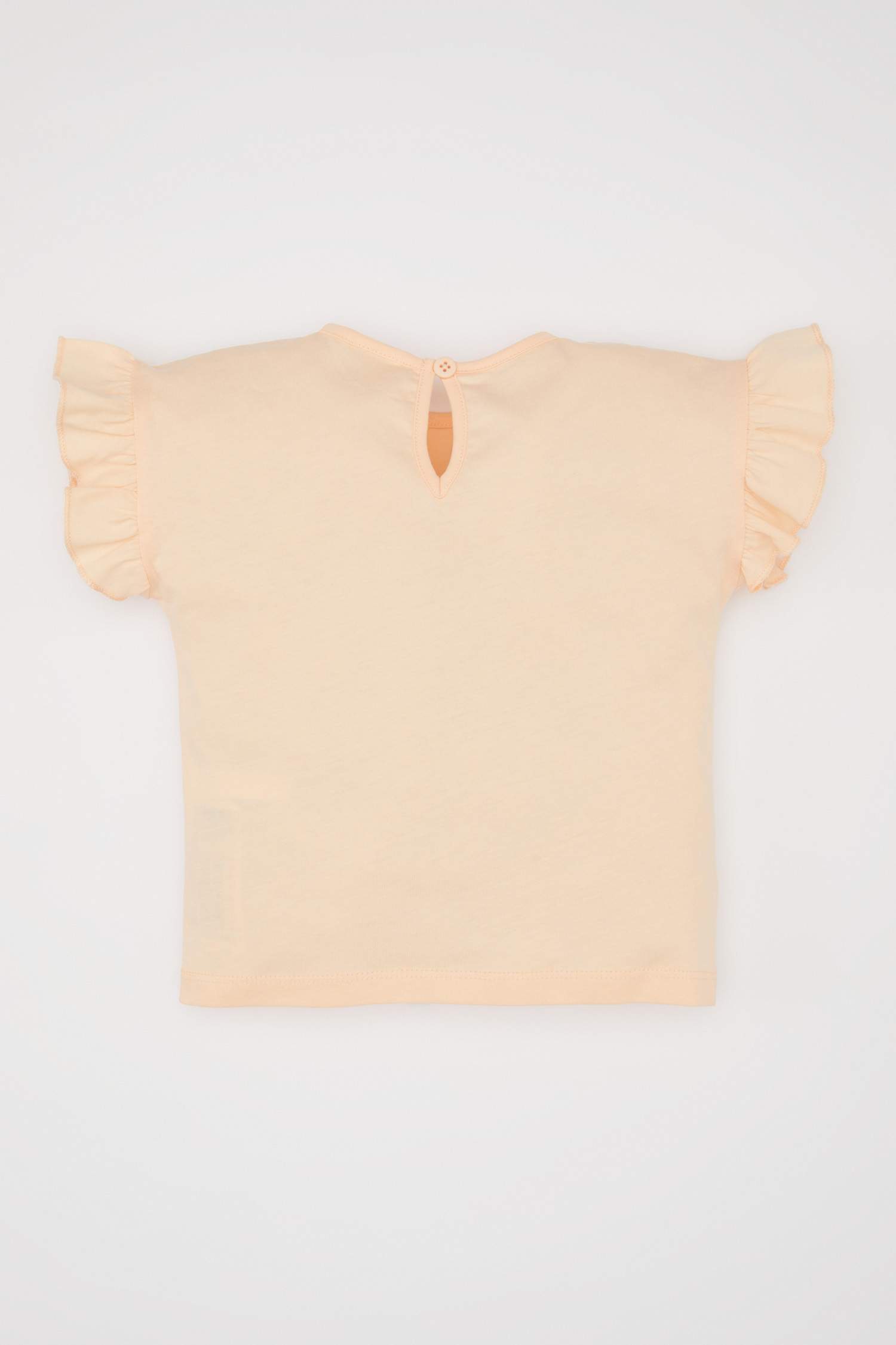 تيشيرت بناتي نص كم بطبعة فراشة