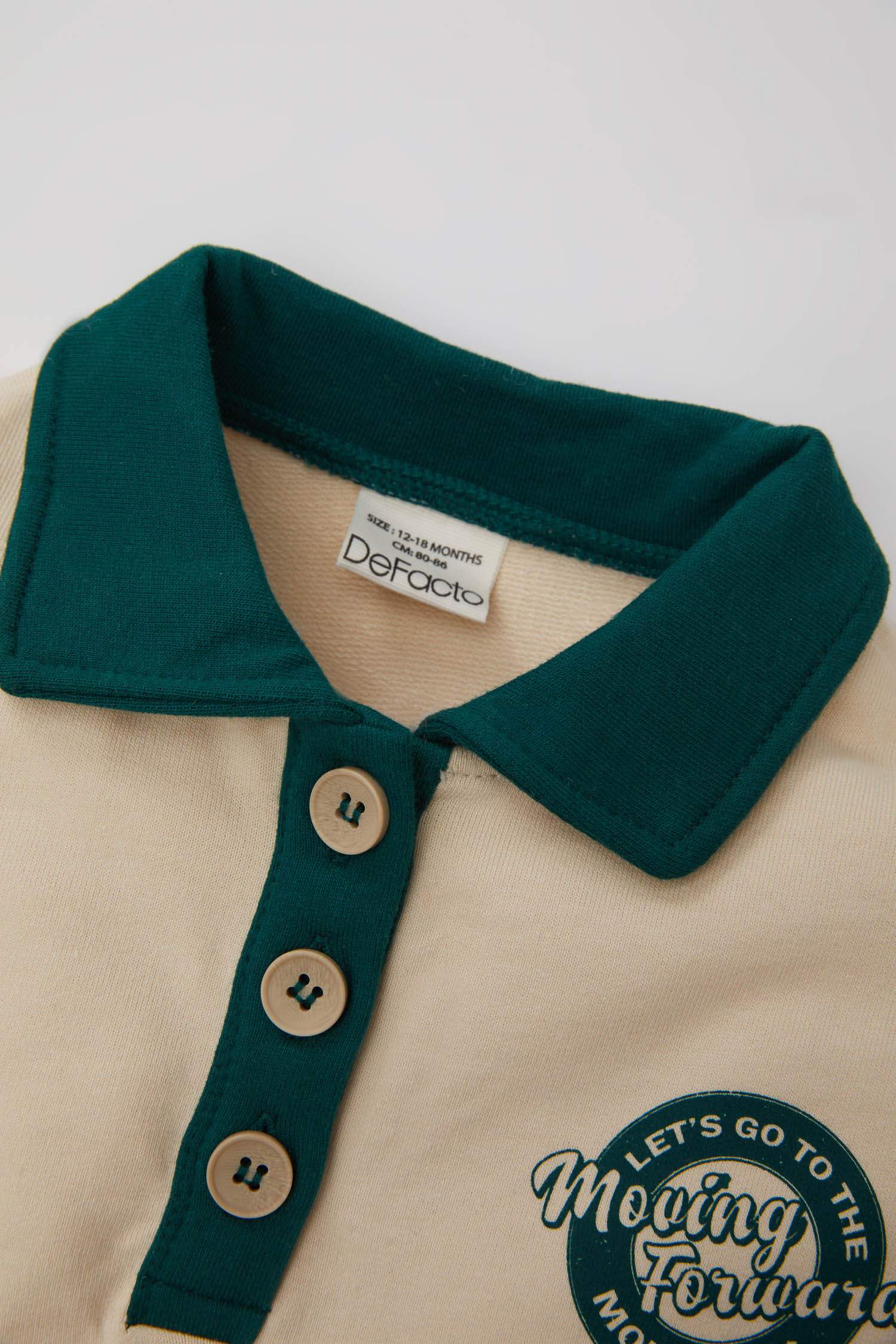 Baby Boy Printed Sweatshirt Sweatpants 2 Piece Set