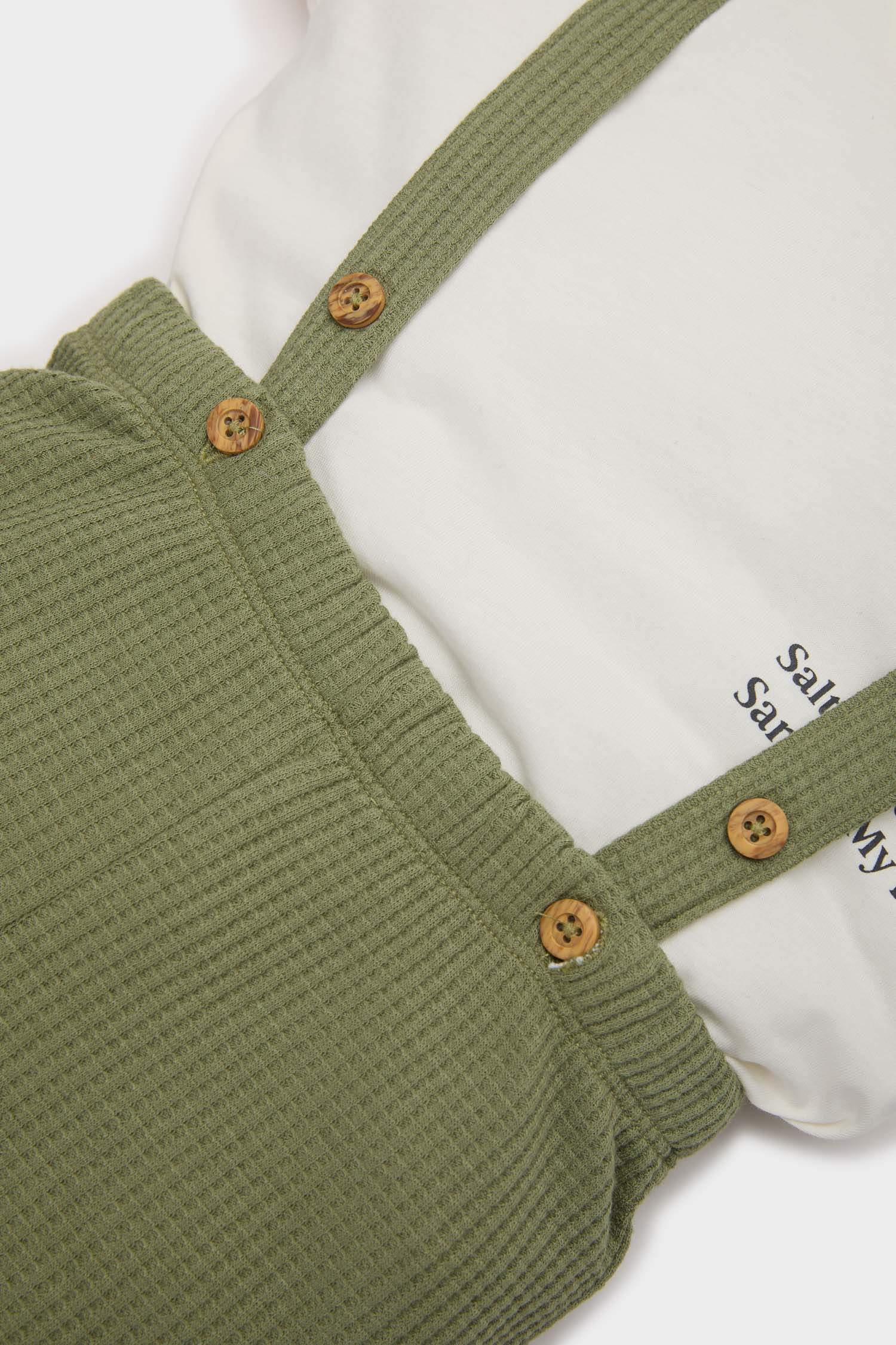 Baby Boy Slogan Printed 2 Piece Set