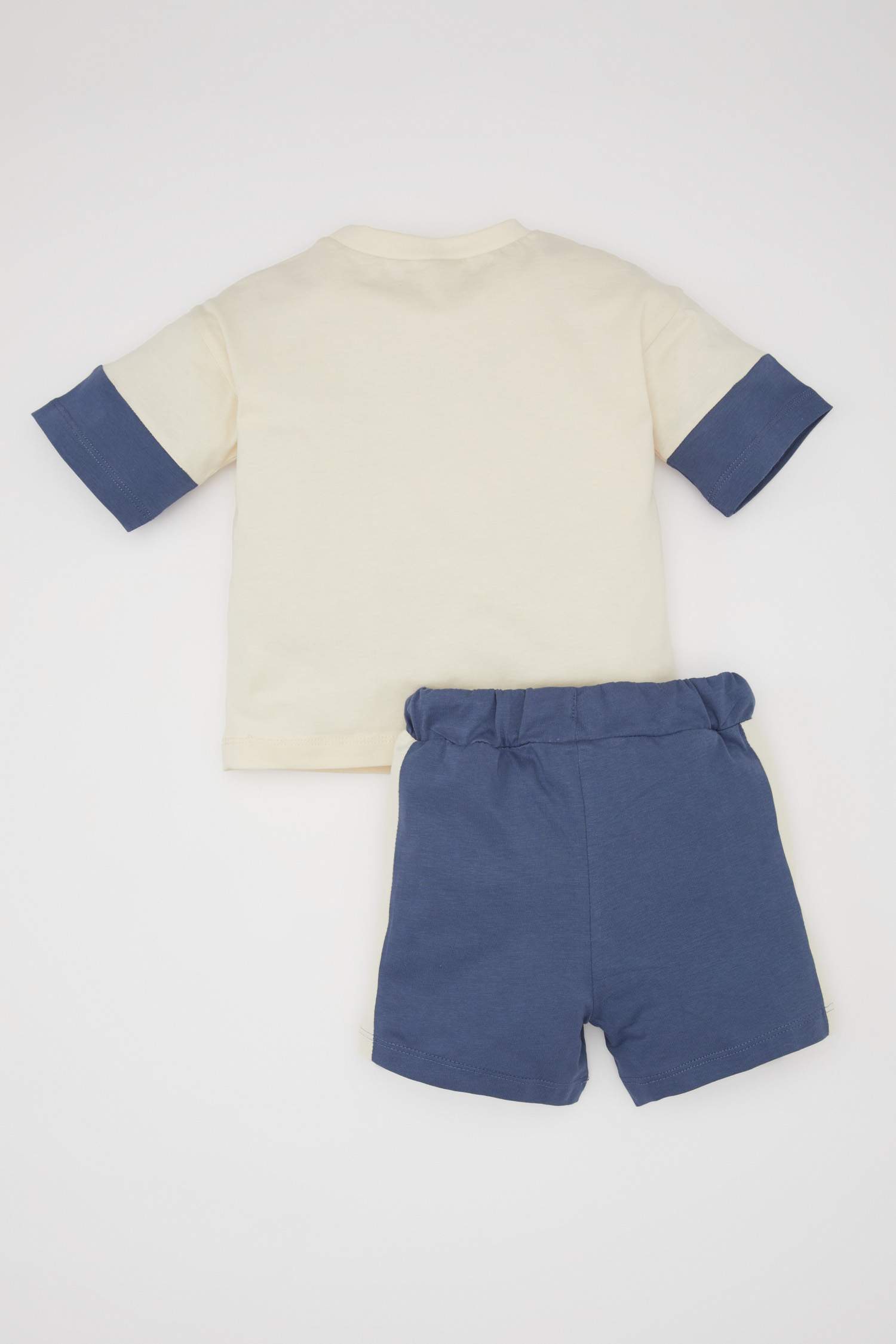 Ensemble T-shirt à Col Rond imprimé slogan et short pour BéBé Garçon