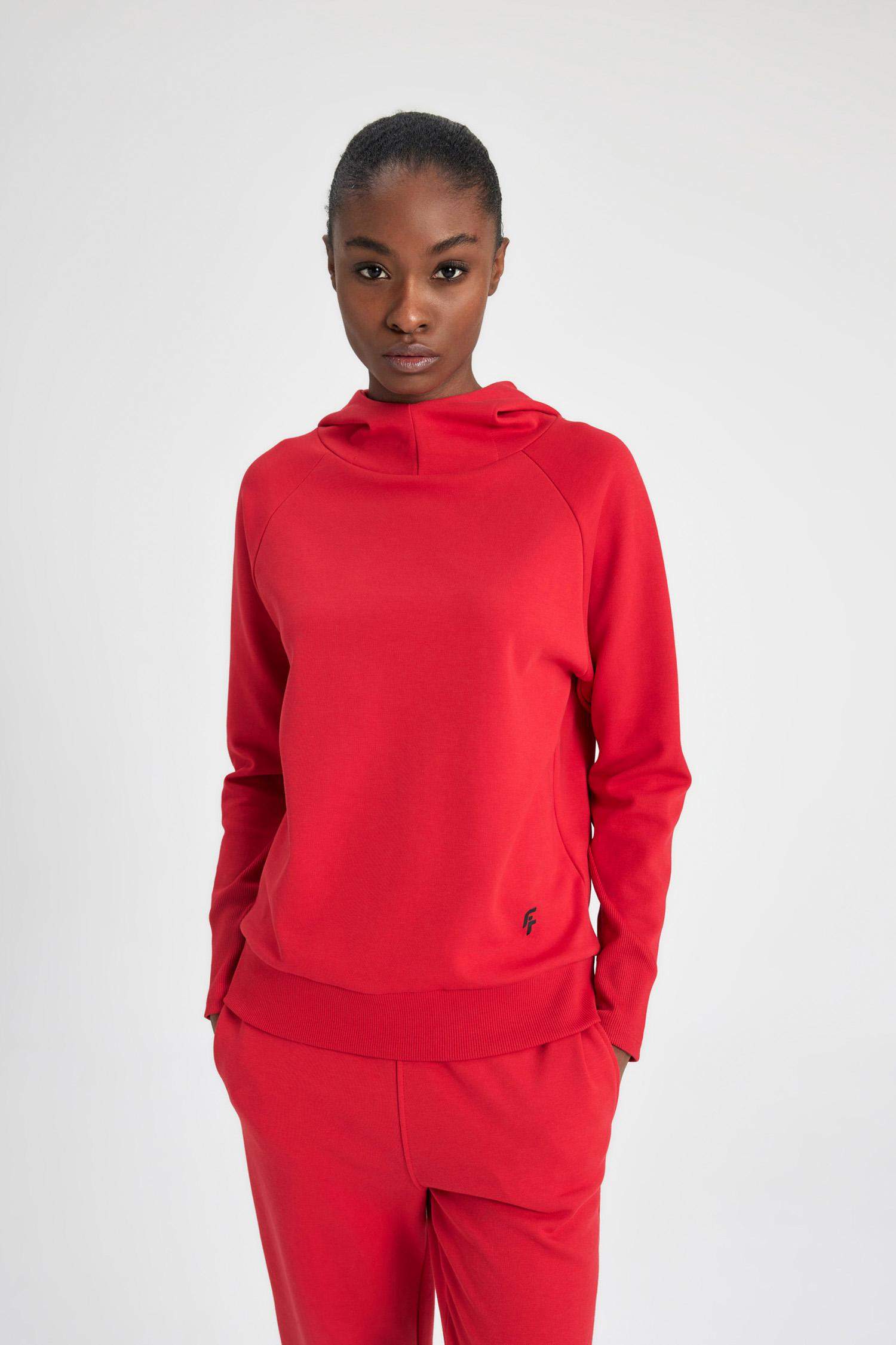 DeFactoFit Standard Fit Skuba Diving Fabric Sweatshirt