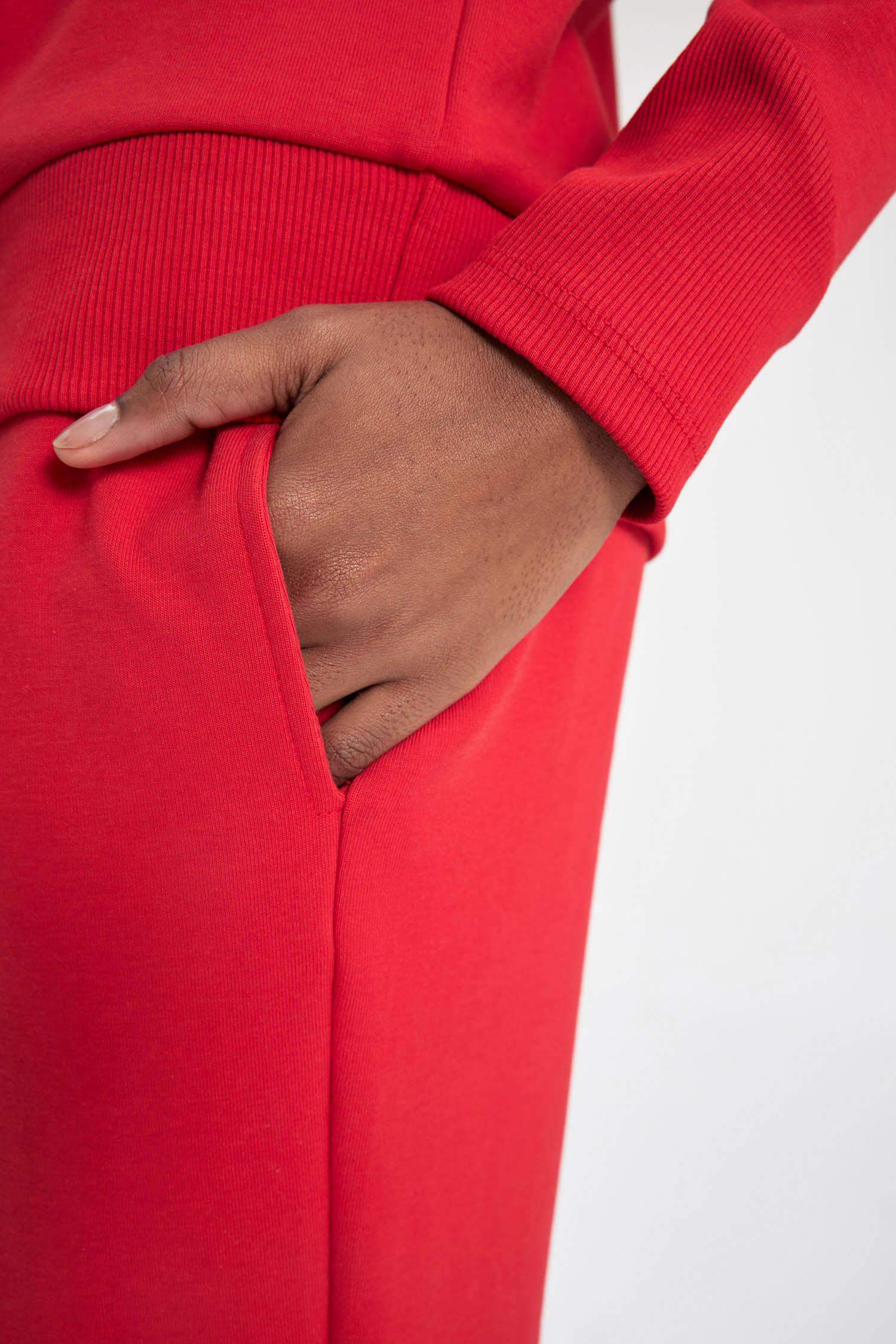 Jogger İnce Eşofman Altı Standart Fit Cepli Esnek Paça Skuba Dalgıç Kumaş Basic Düz