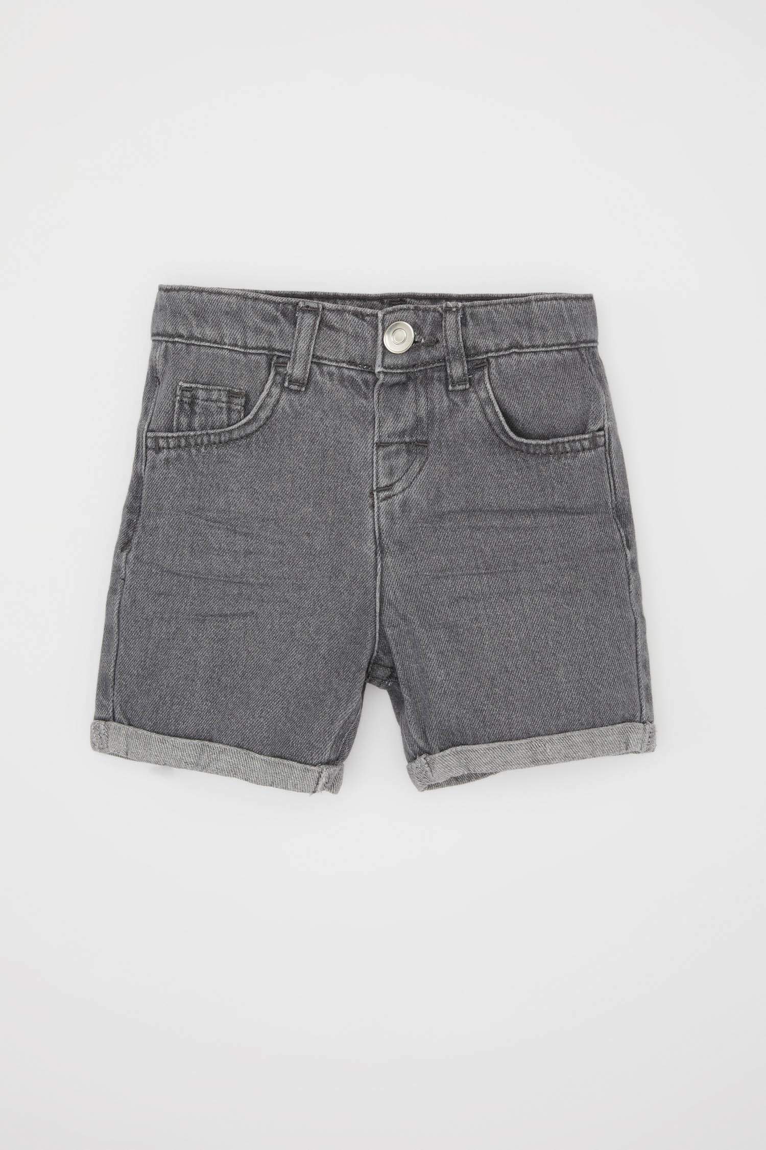 Baby Boy Regular Fit Denim Shorts