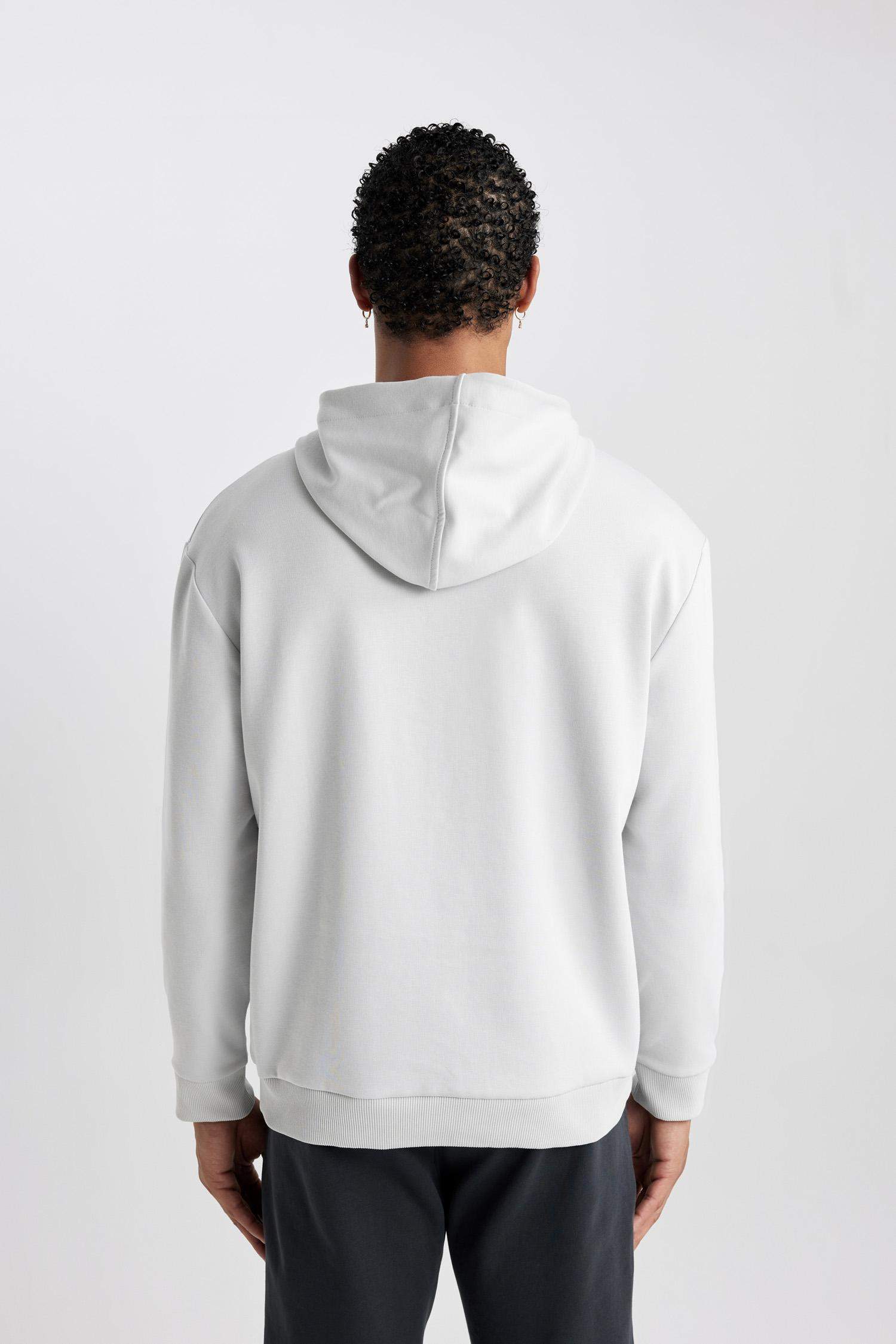 DeFactoFit Standard Fit Skuba Diving Fabric Sweatshirt