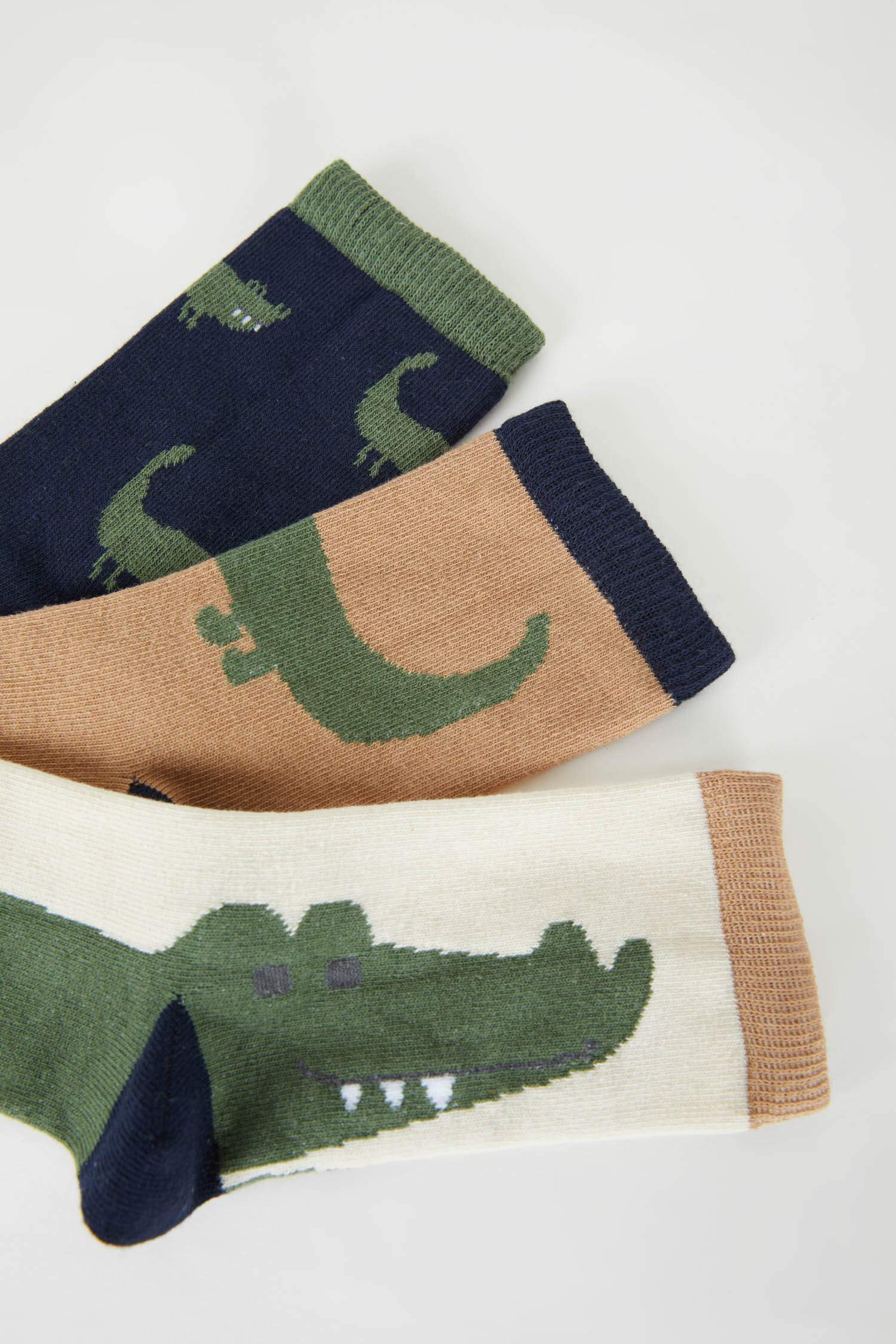 Длинные носки из хлопка для мальчиков, 3 пары