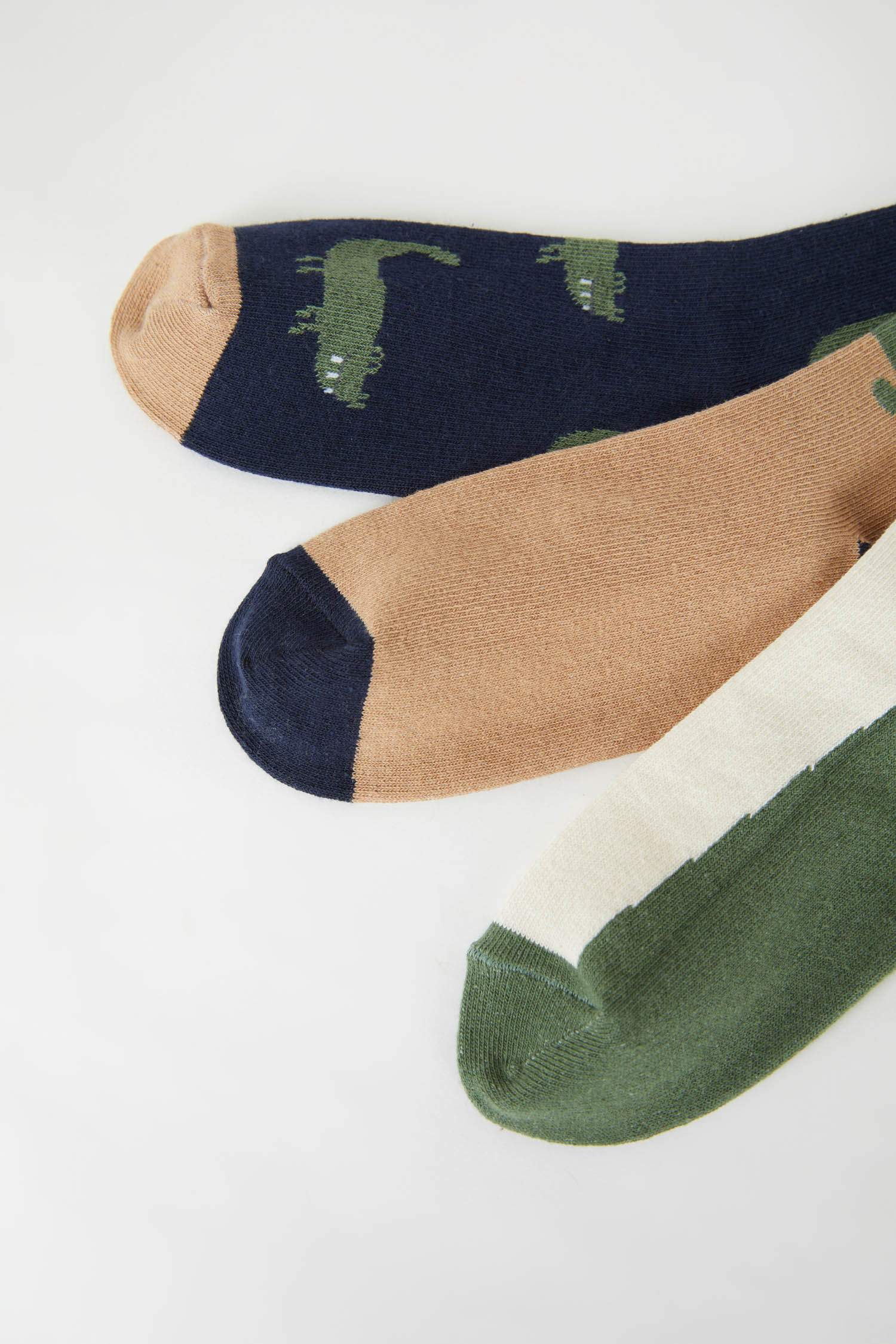 Длинные носки из хлопка для мальчиков, 3 пары