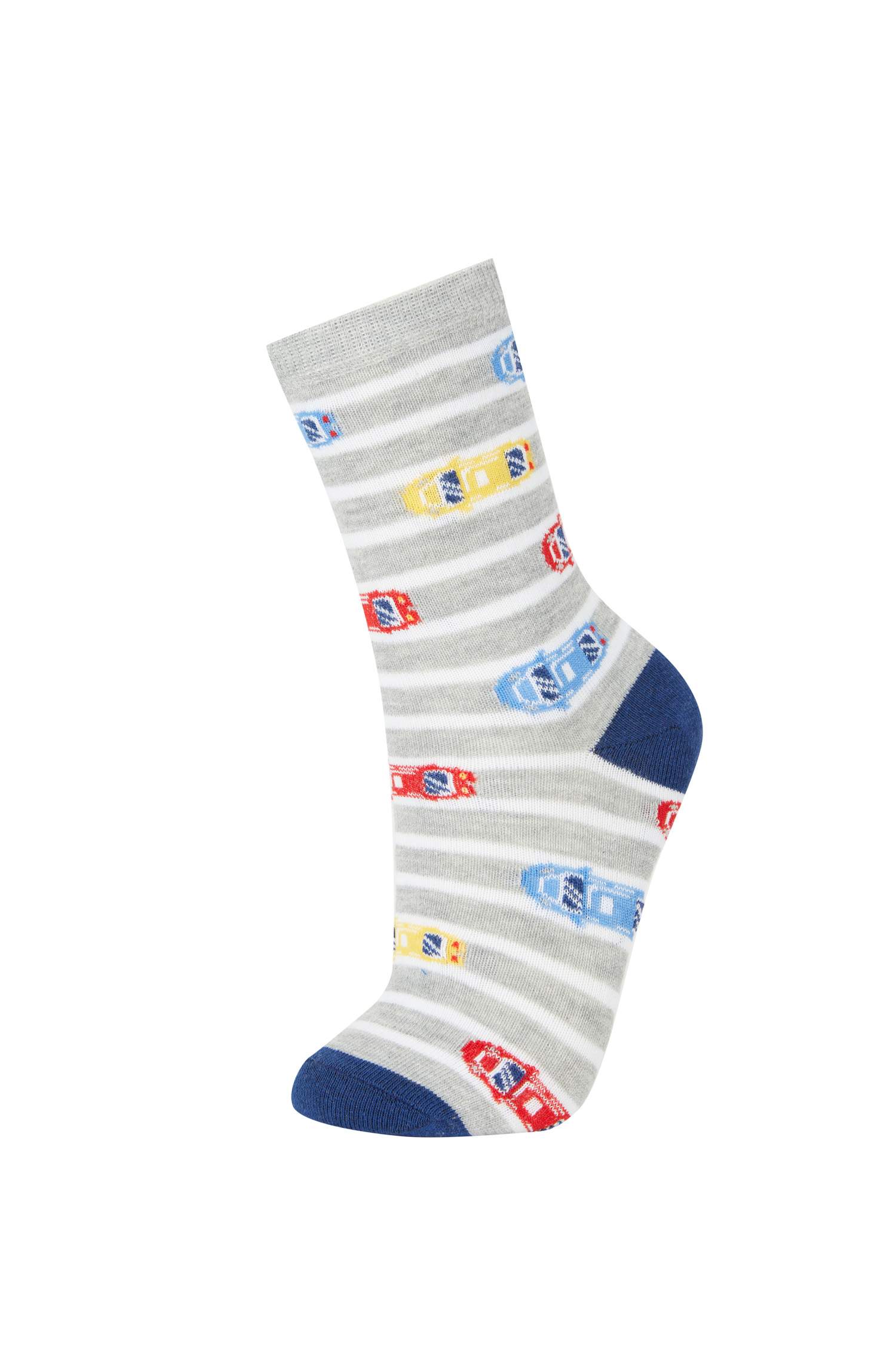 Длинные носки из хлопка для мальчиков, 3 пары