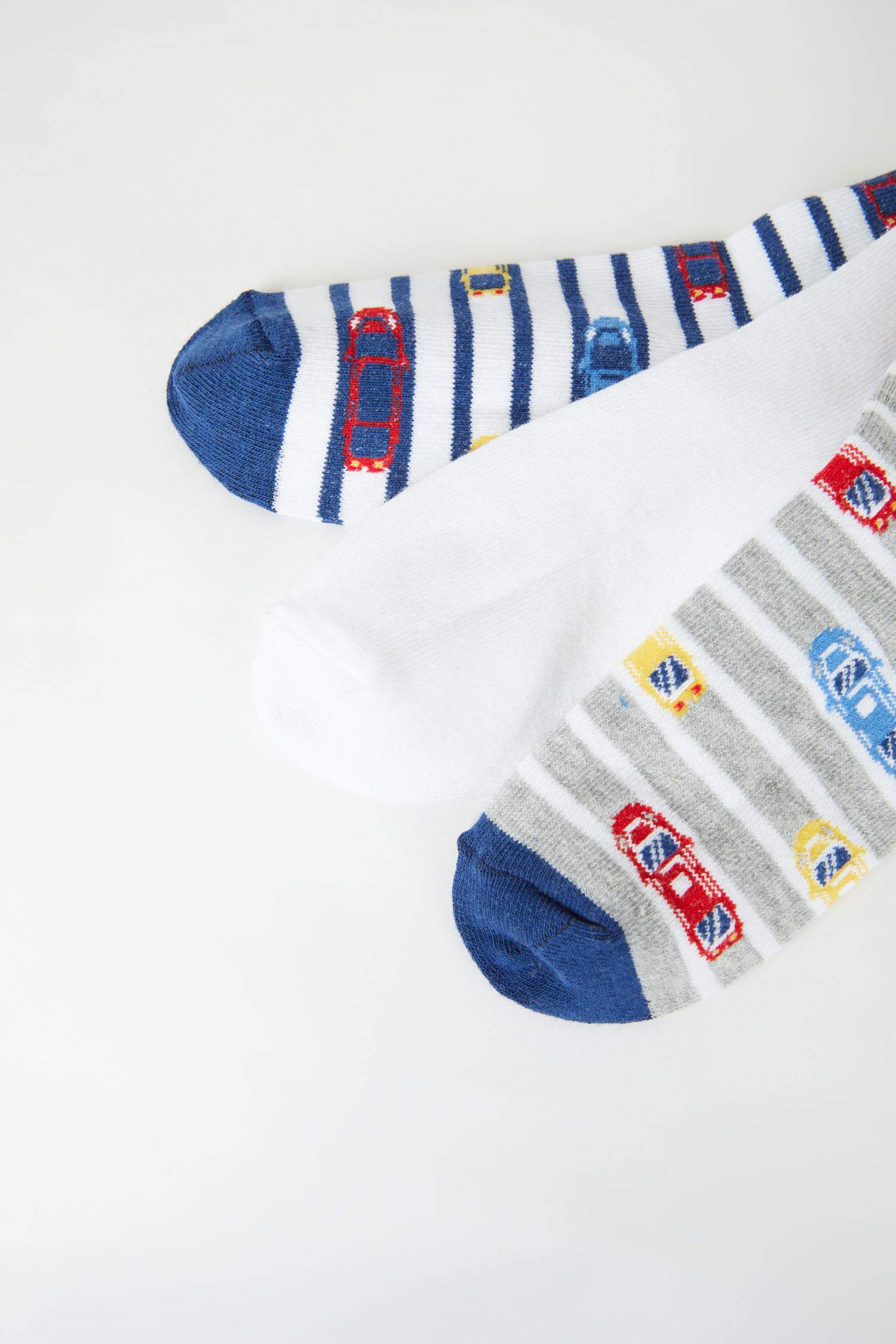 Длинные носки из хлопка для мальчиков, 3 пары