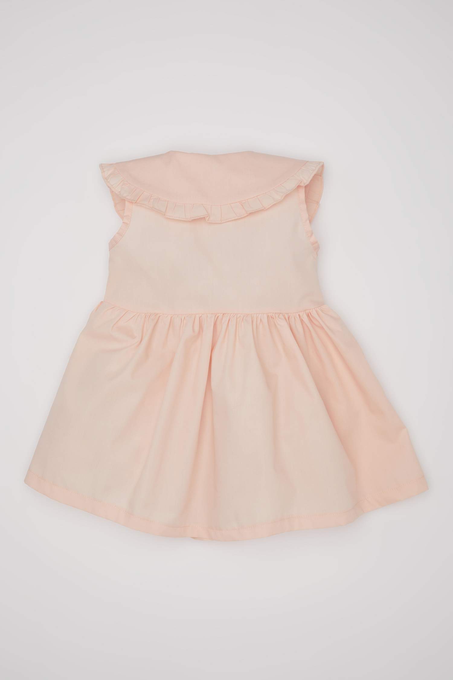 Baby Girl Sleeveless Poplin Dress