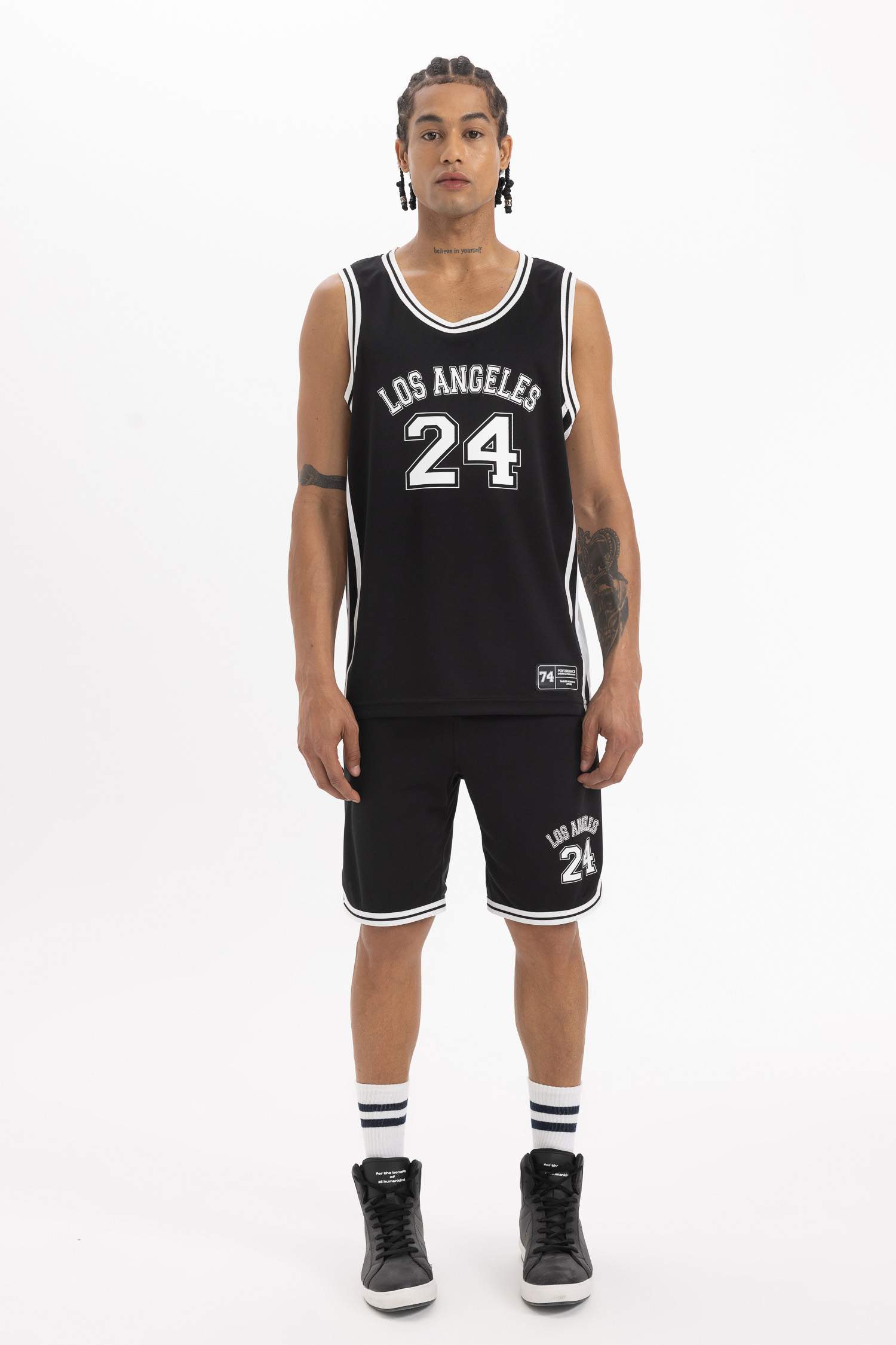 DeFactoFit Standard Fit Heavy Fabric Sleeveless T-Shirt