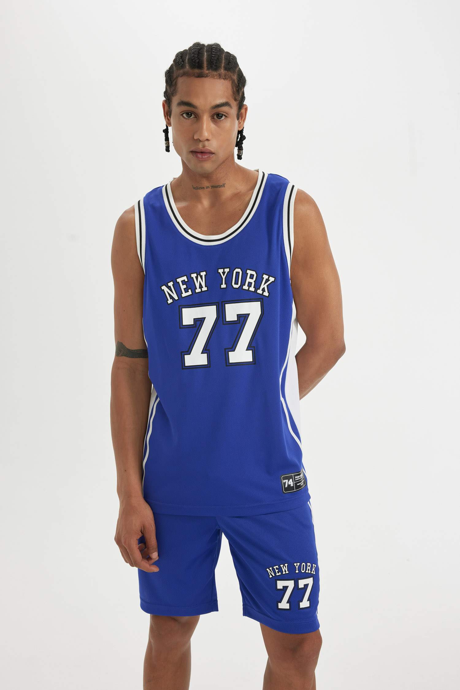 DeFactoFit Standard Fit Heavy Fabric Sleeveless T-Shirt