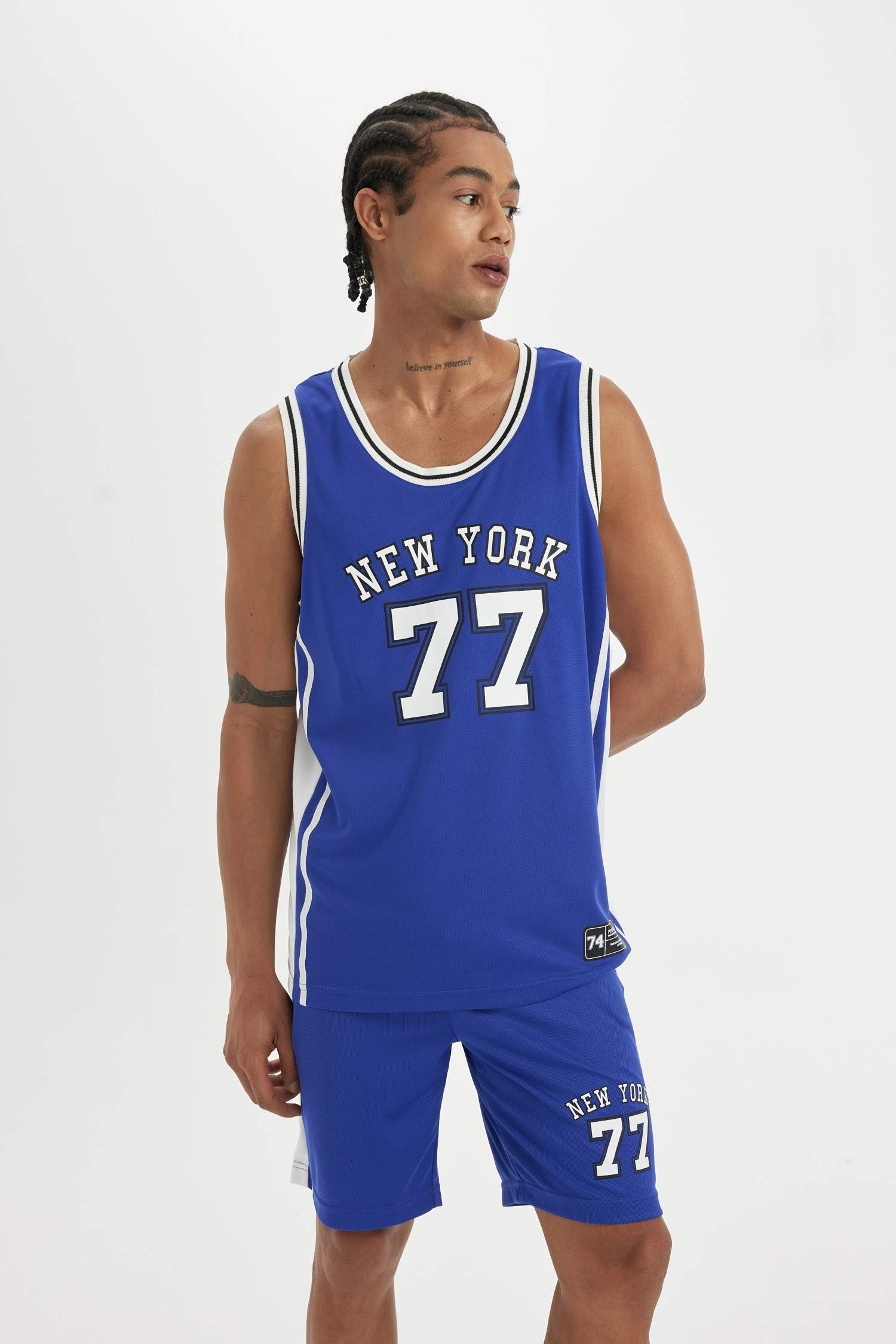 DeFactoFit Standard Fit Heavy Fabric Sleeveless T-Shirt